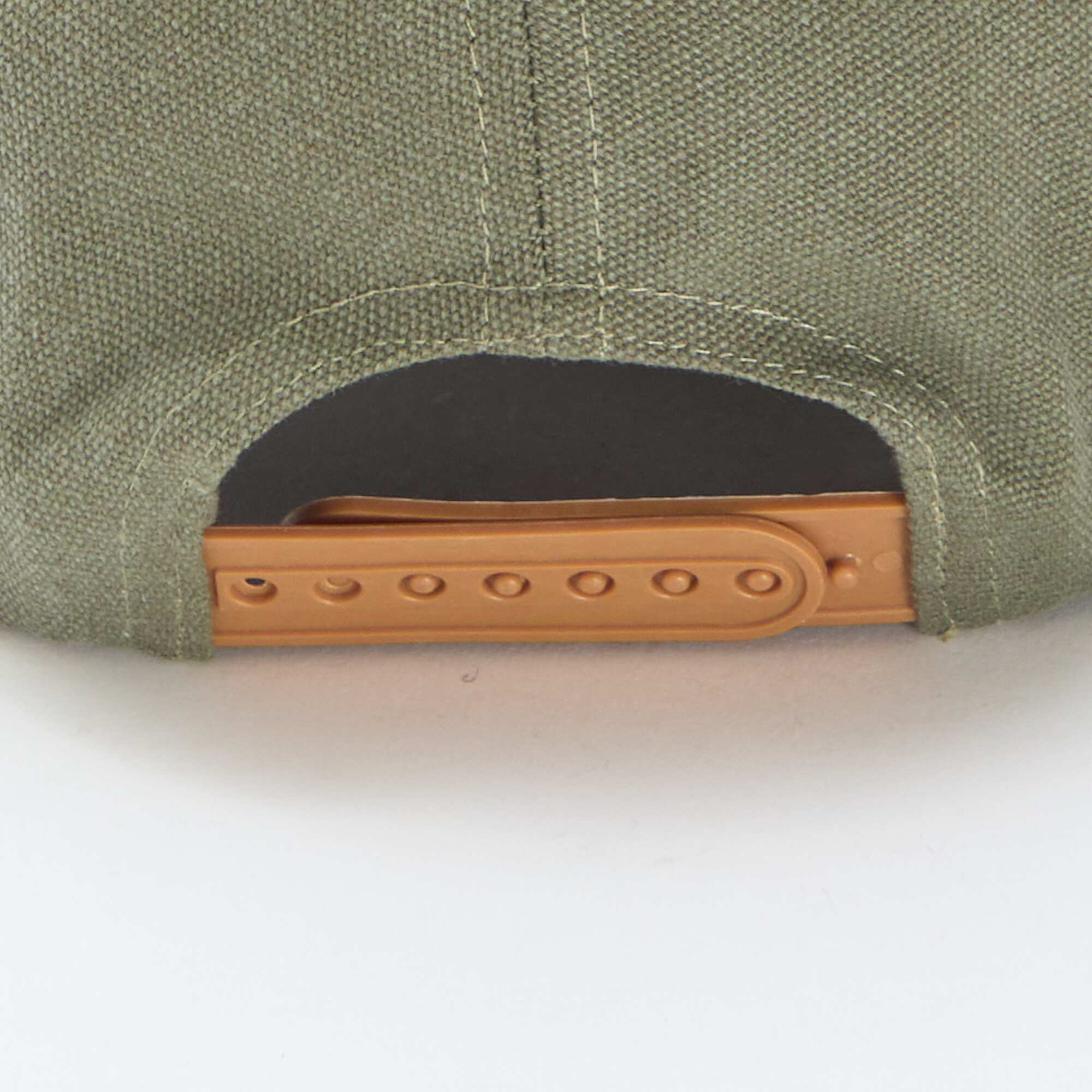 Ribbed fabric cap with visor GREEN - Image 3