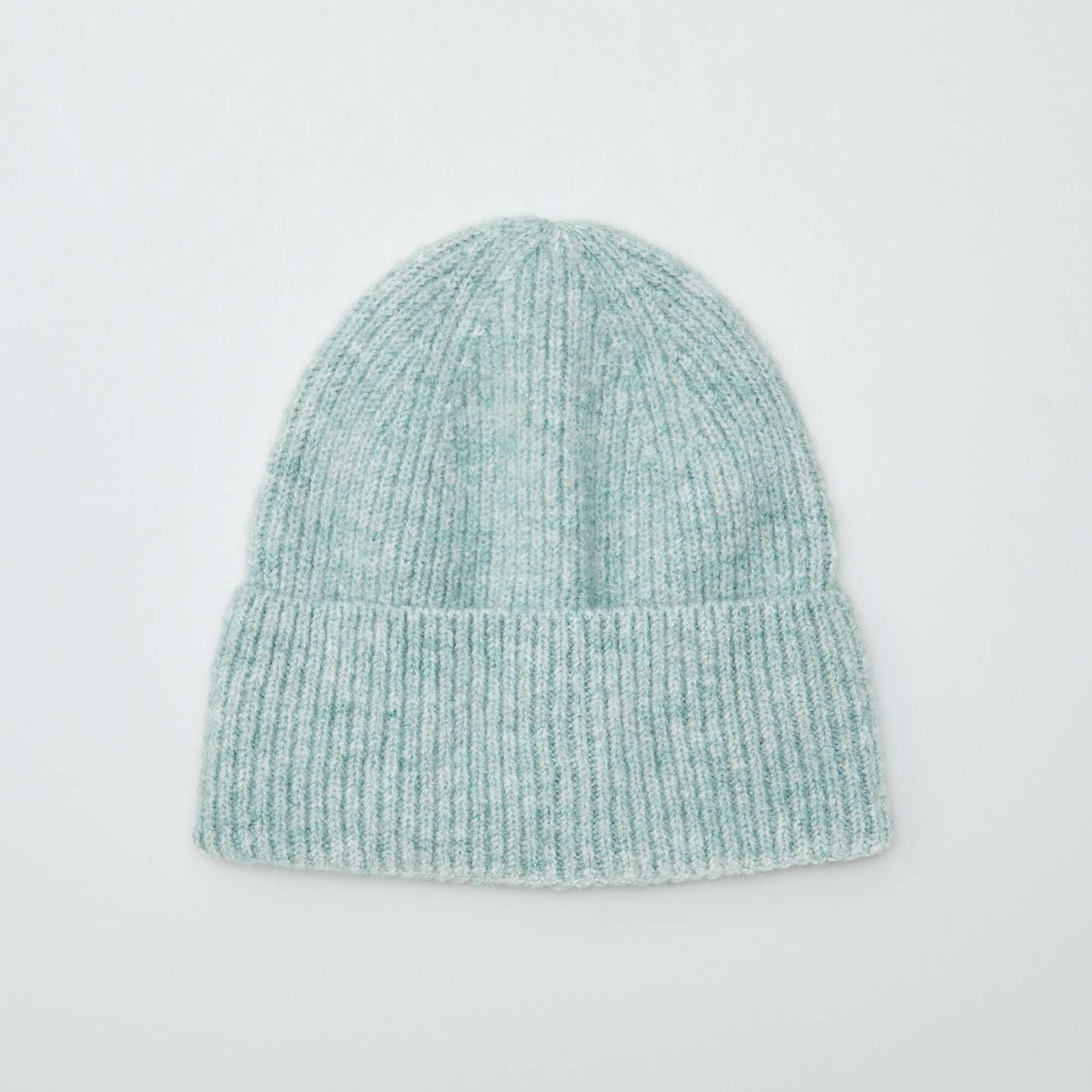Ribbed knit hat GREEN