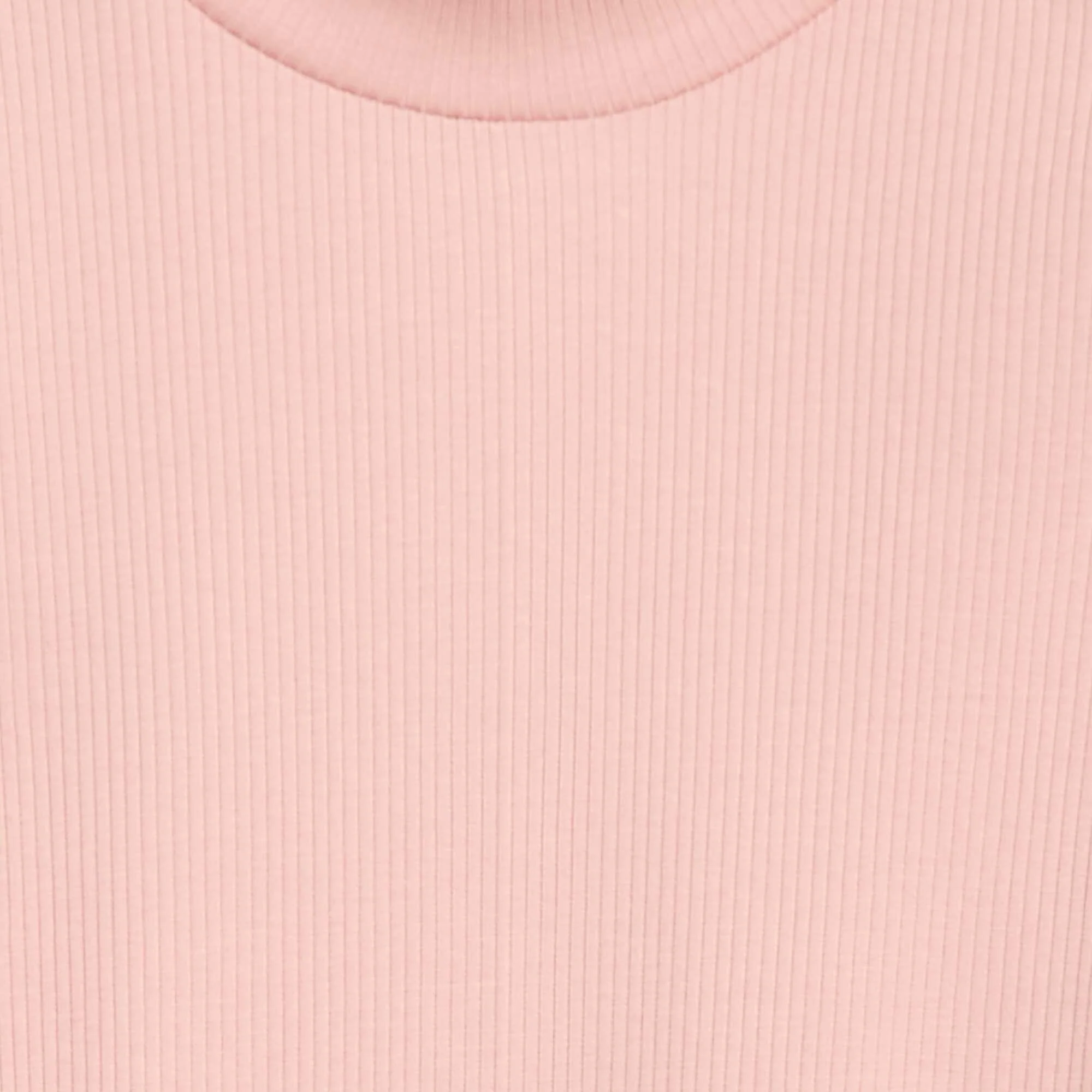 Ribbed Roll Neck Jumper PINK - Image 3