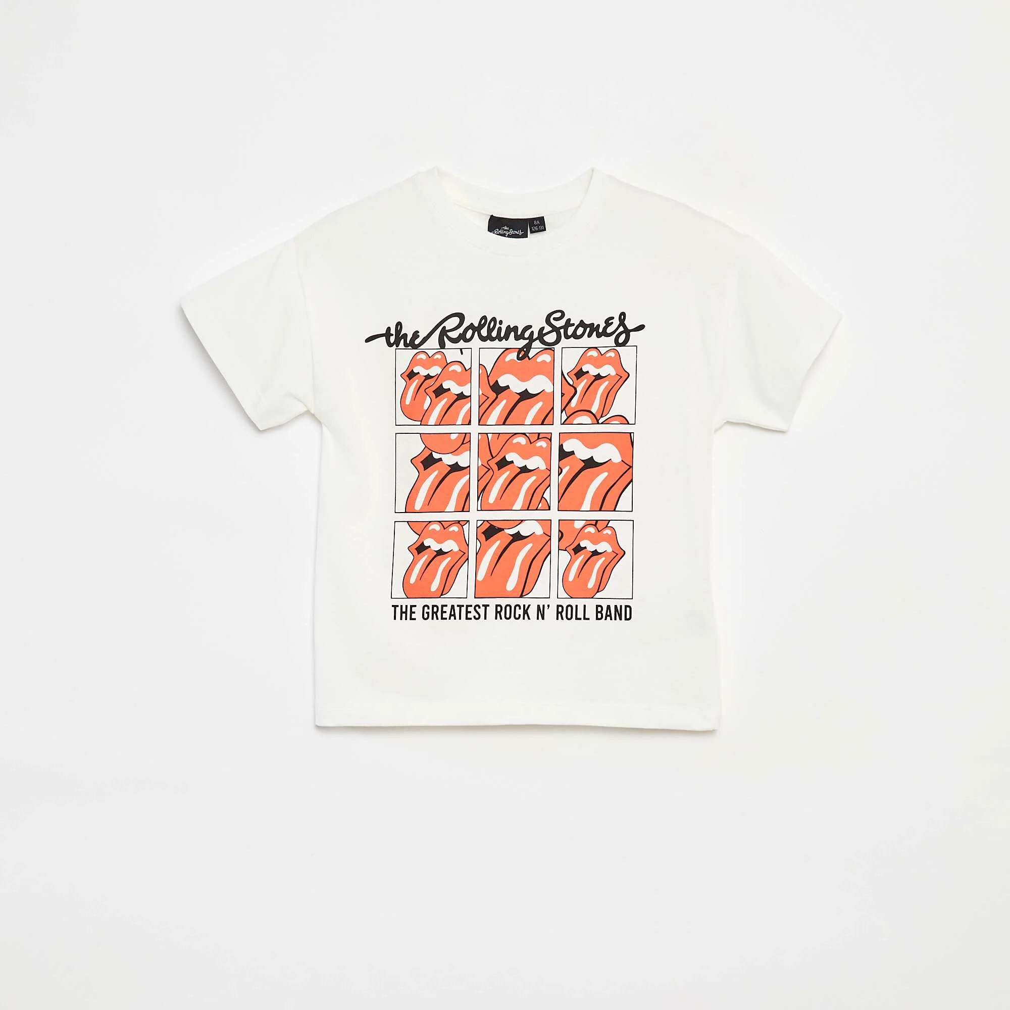 'Rolling Stones' short-sleeved T-shirt WHITE