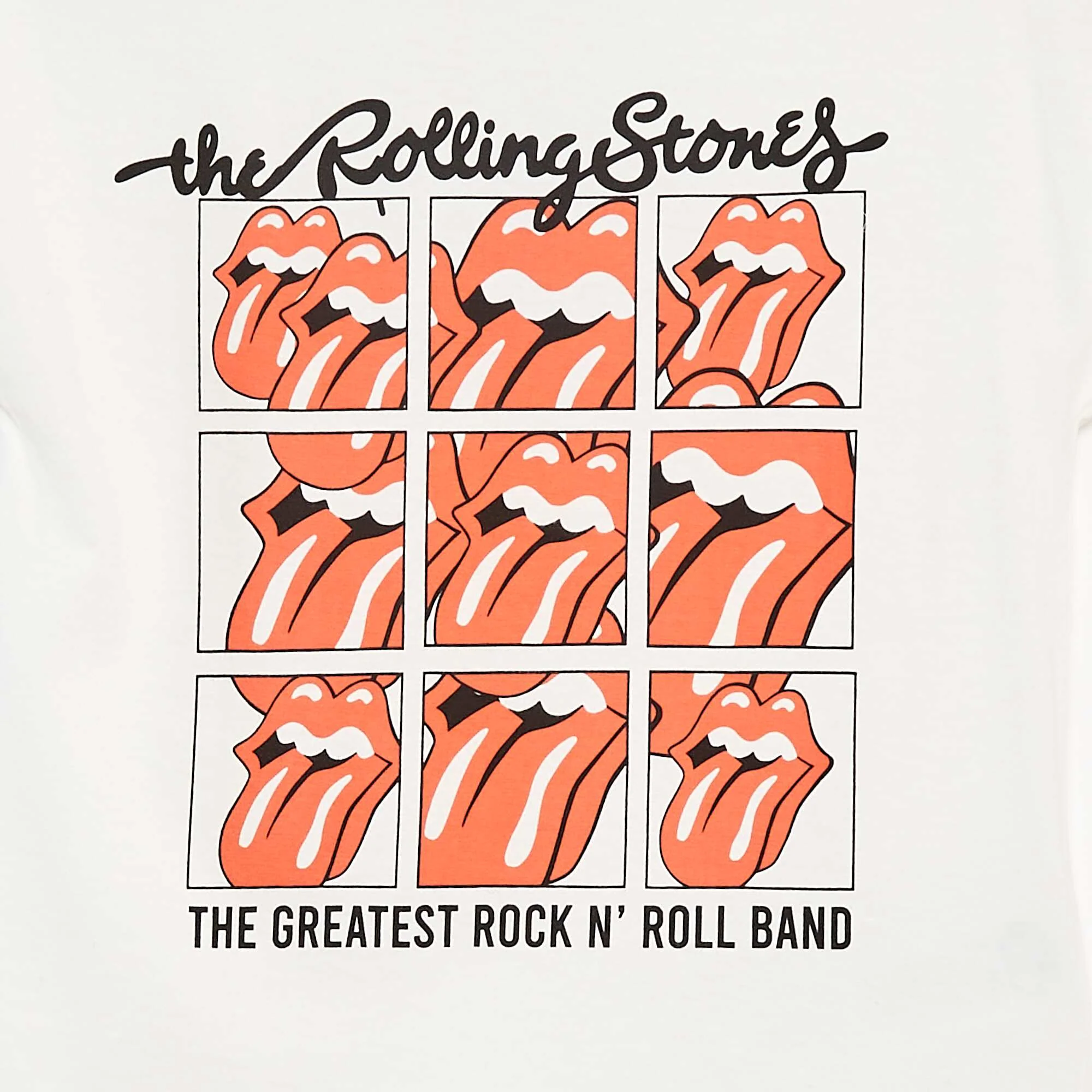 'Rolling Stones' short-sleeved T-shirt WHITE - Image 2