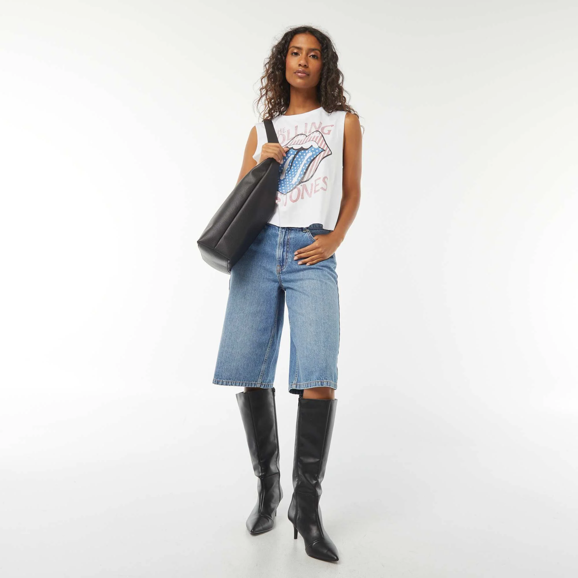 Rolling Stones sleeveless T-shirt WHITE - Image 2