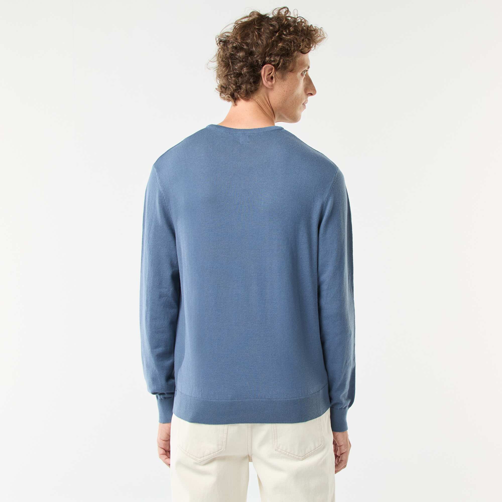 Round neck sweater BLUE - Image 4