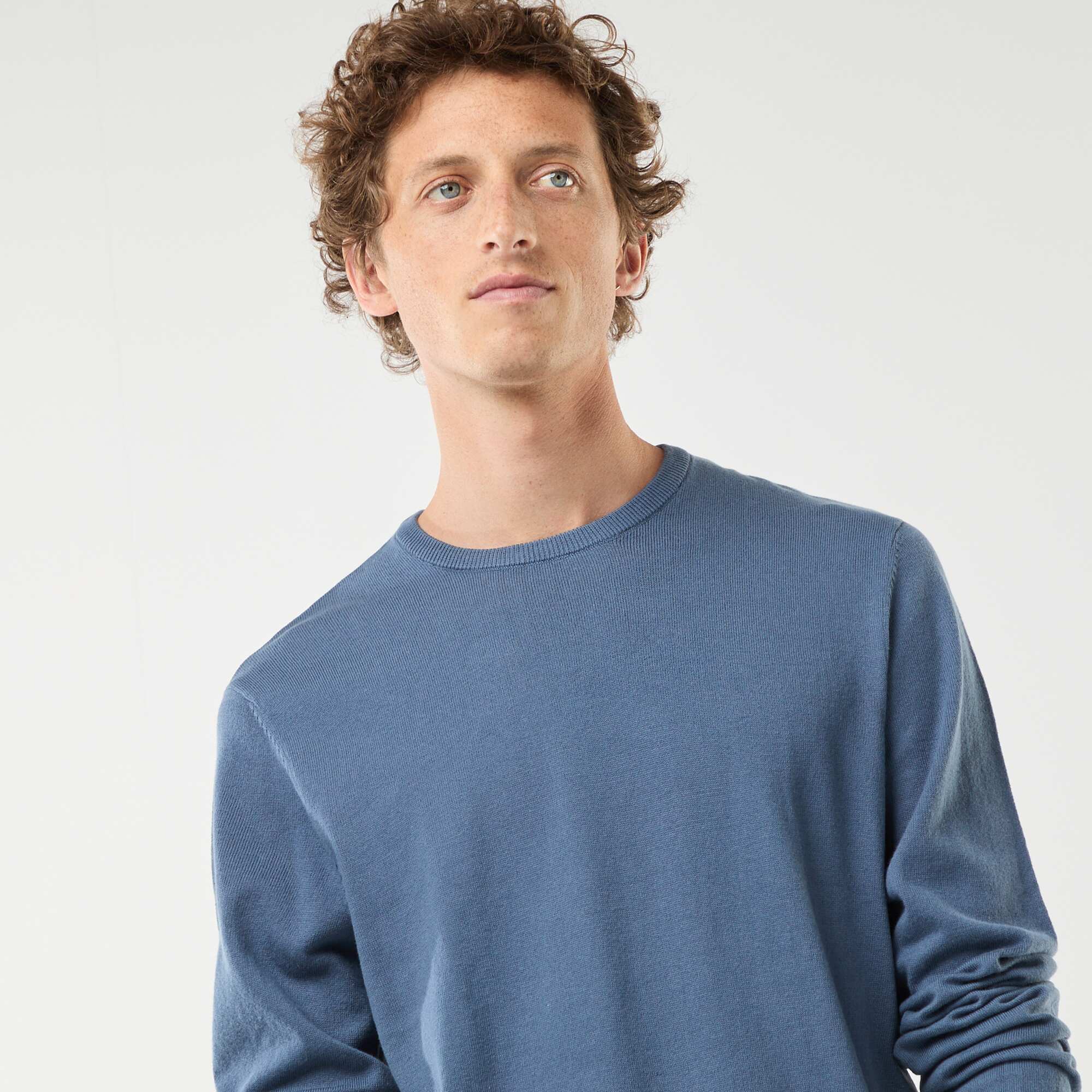 Round neck sweater BLUE - Image 5
