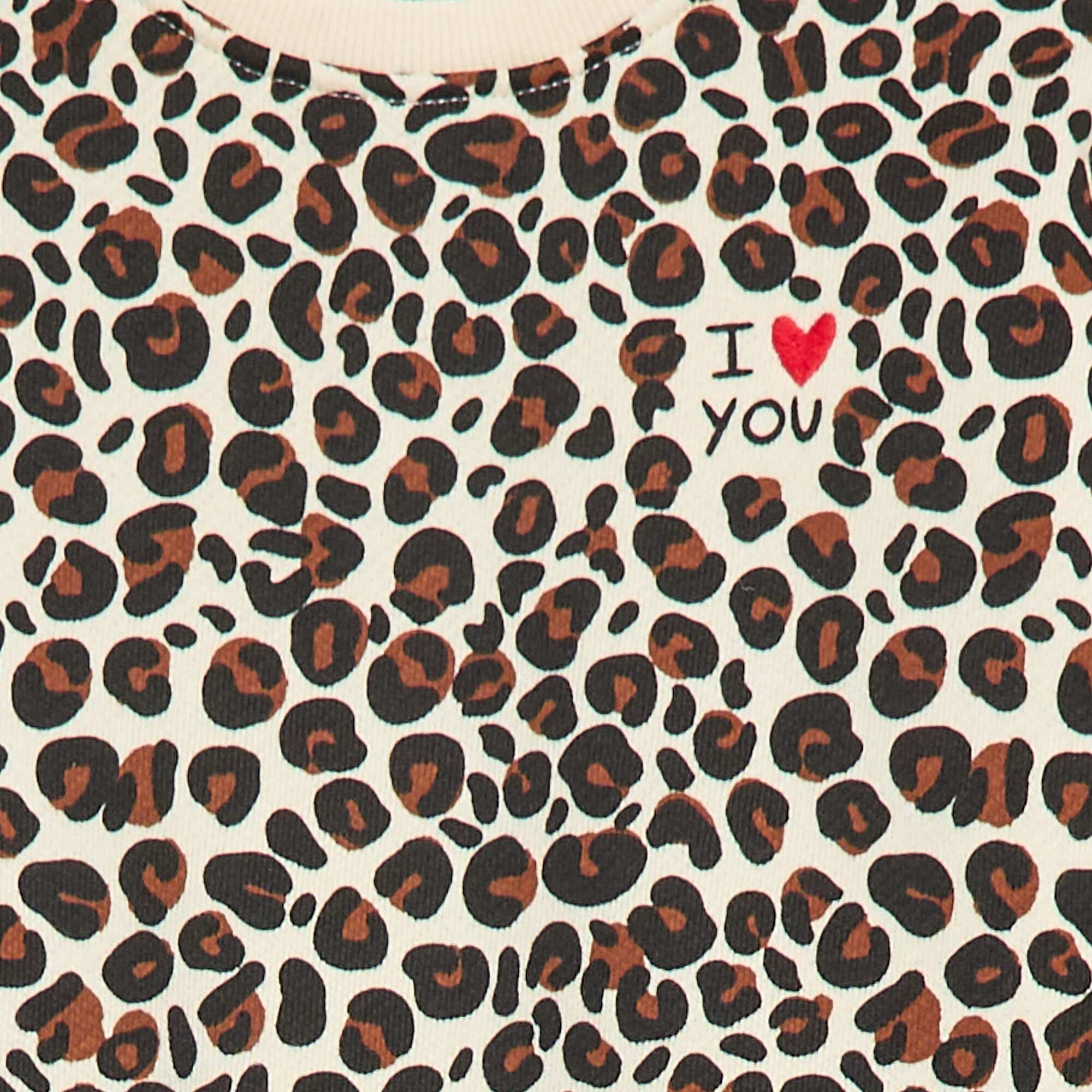 Round Neck Sweatshirt - Valentine's Day WHITE - Image 3