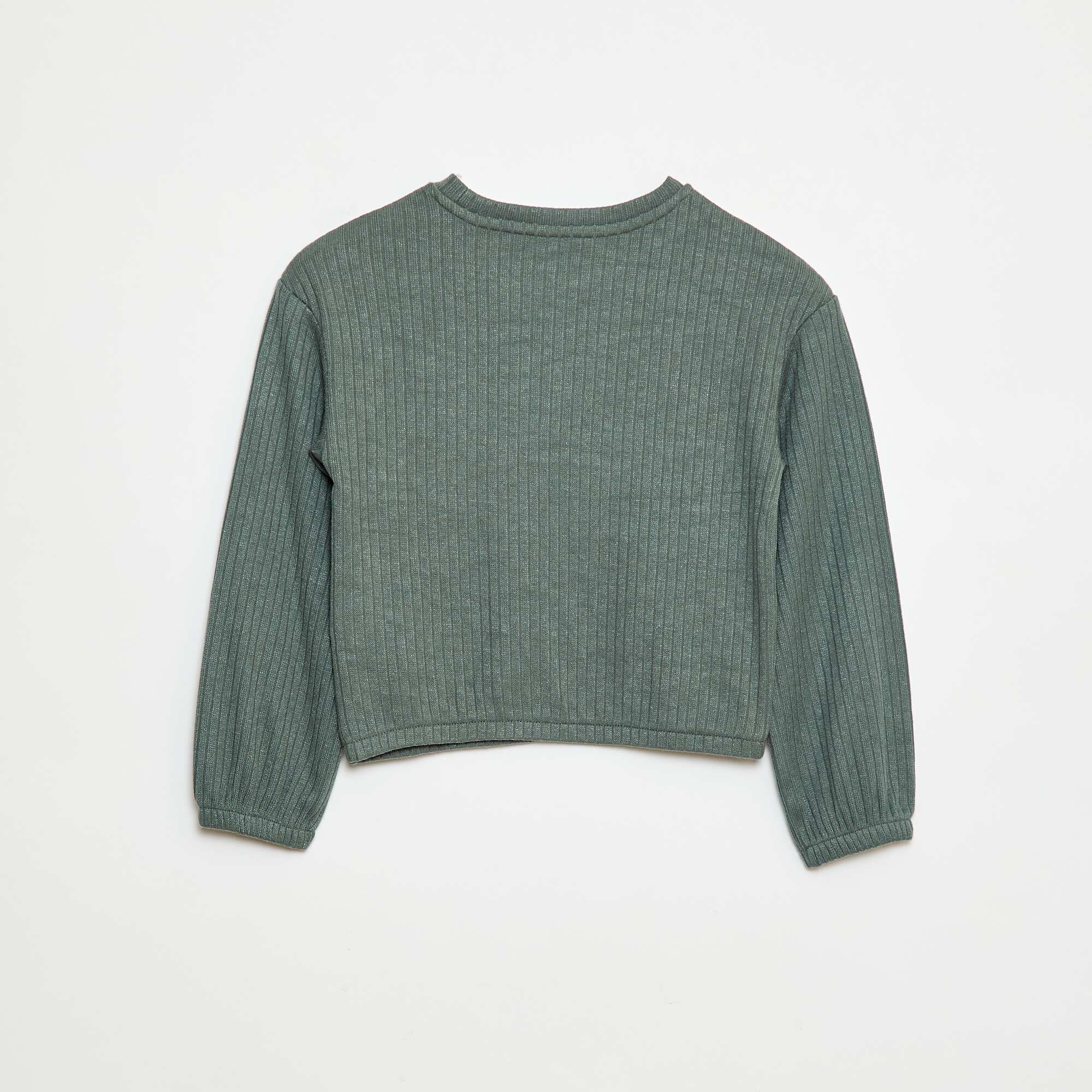 Round neck T-shirt GREEN - Image 2