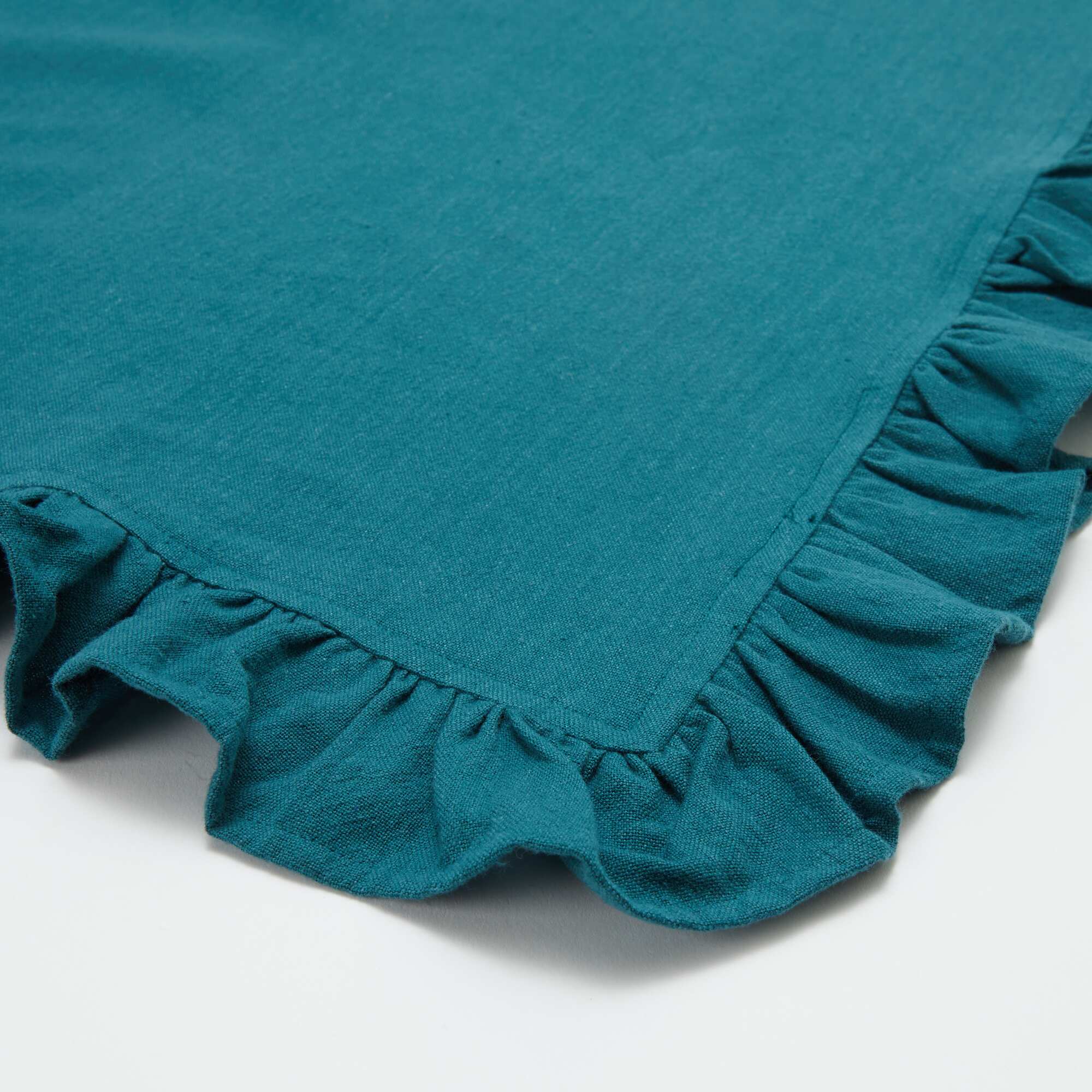 Ruffled Tablecloth (150 x 250 cm) BLUE - Image 3