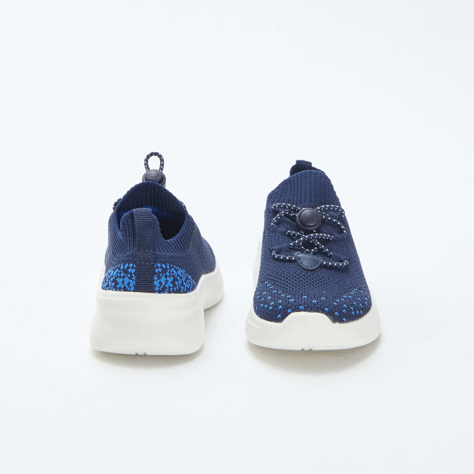 Running shoes with elasticated laces BLUE - Image 3
