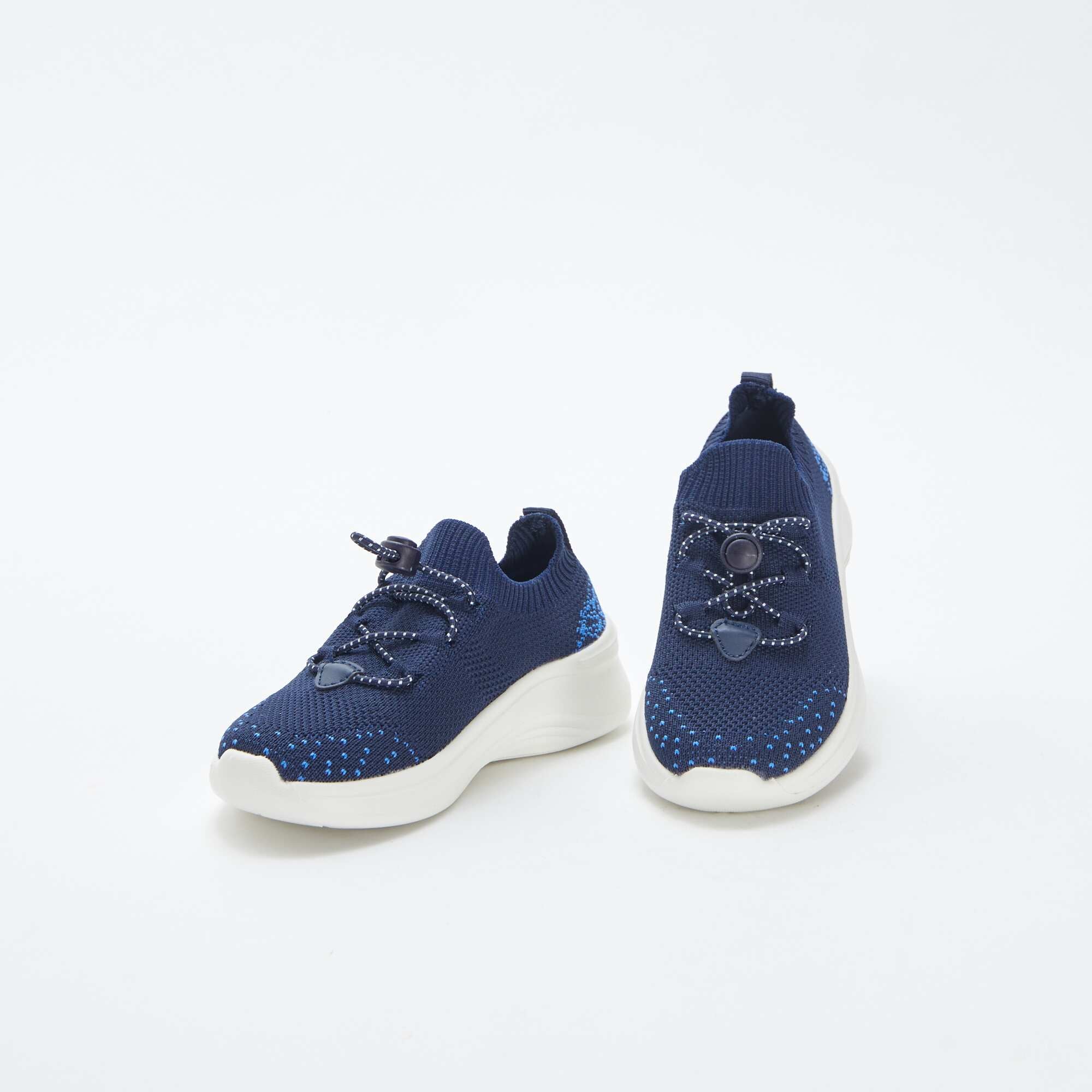 Running shoes with elasticated laces BLUE - Image 5