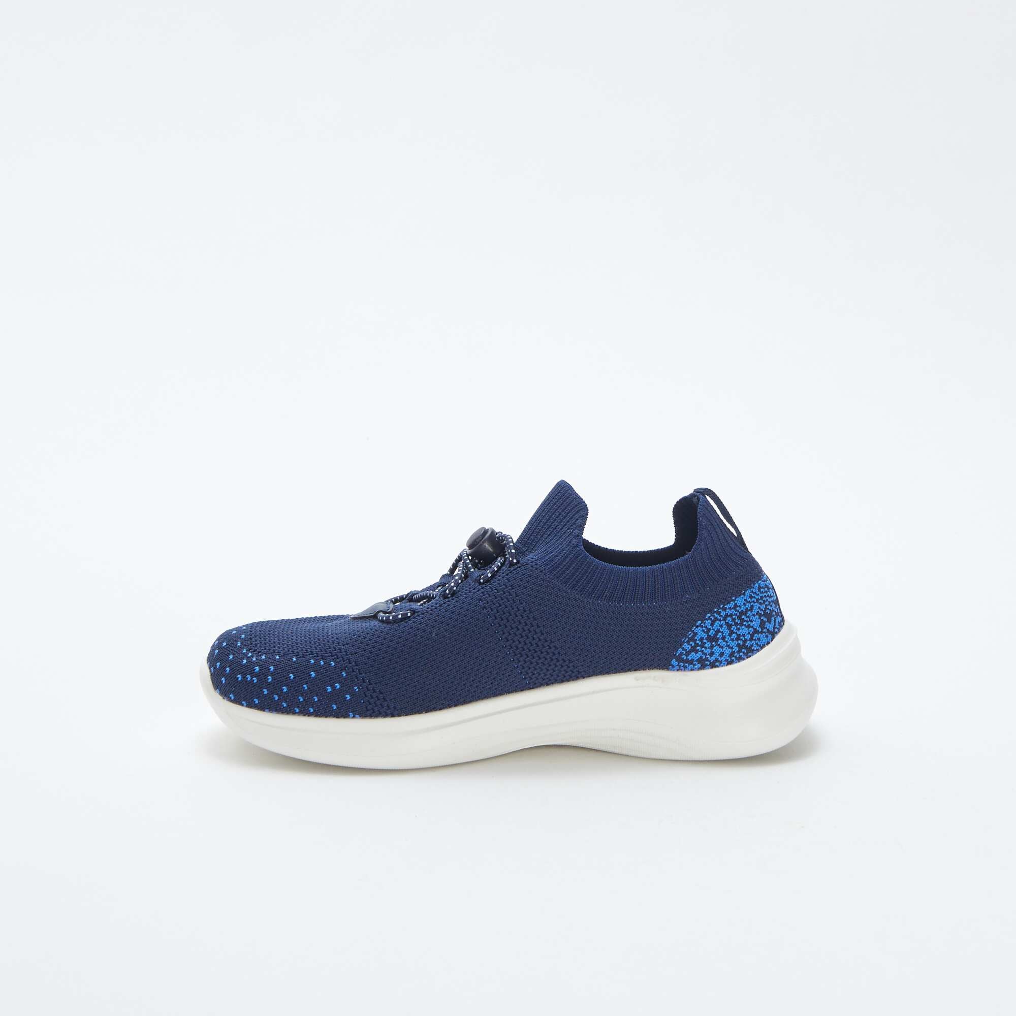 Running shoes with elasticated laces BLUE - Image 4