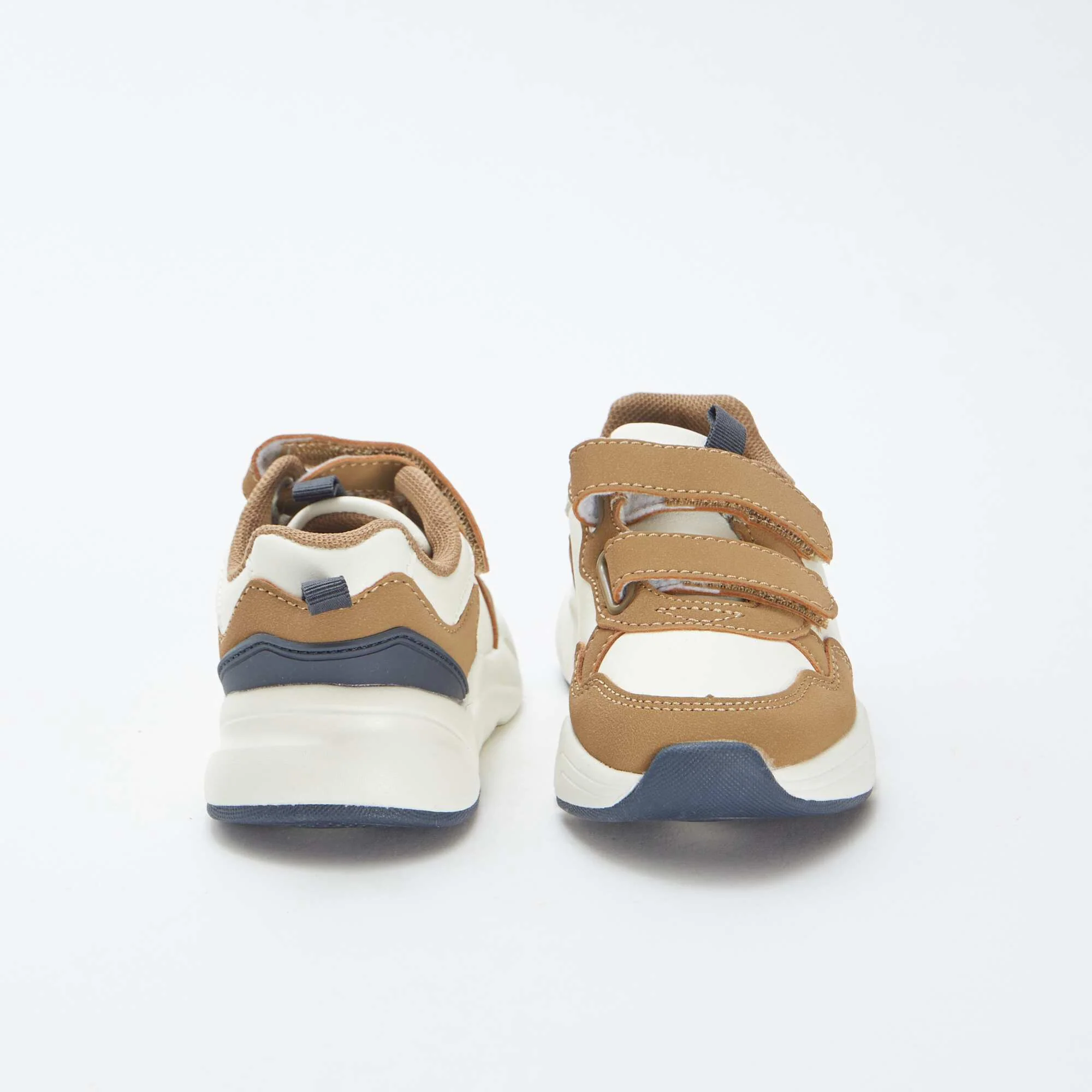 Running-style Velcro trainers WHITE - Image 3