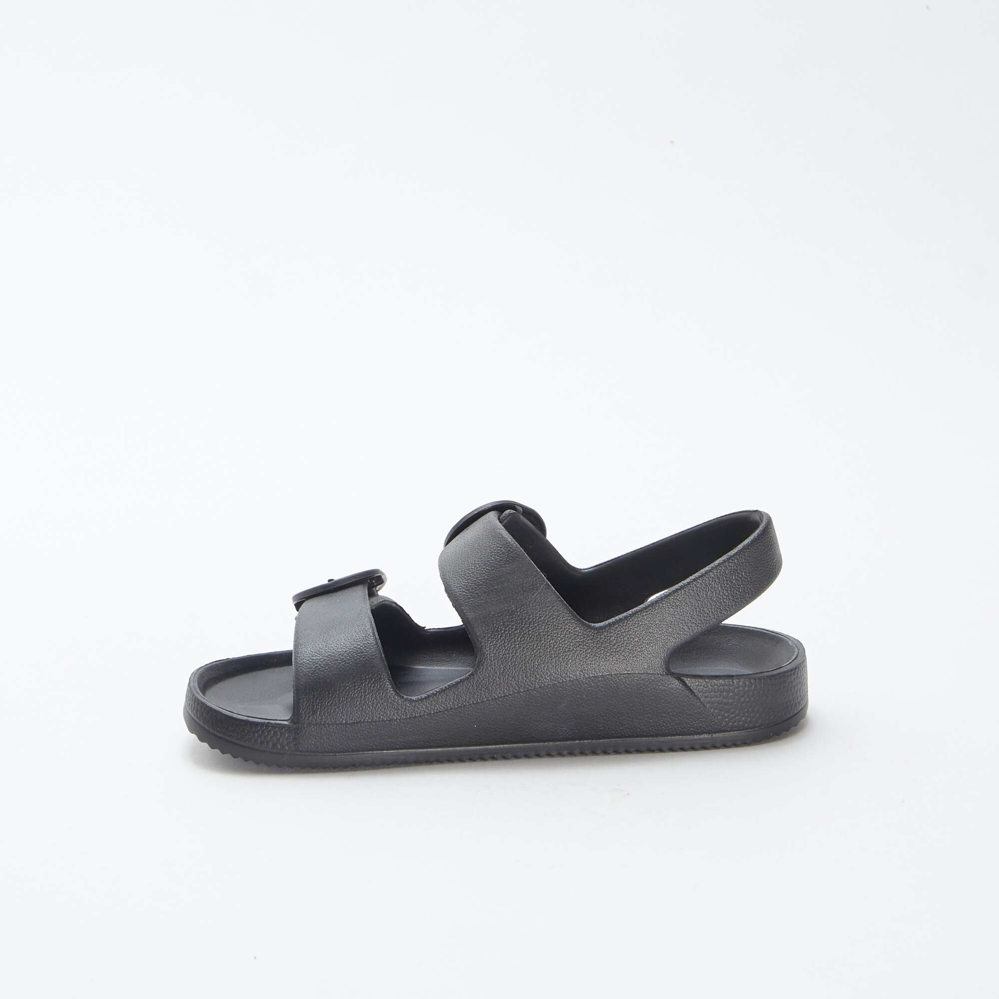 Sandals with double strap BLACK - Image 4