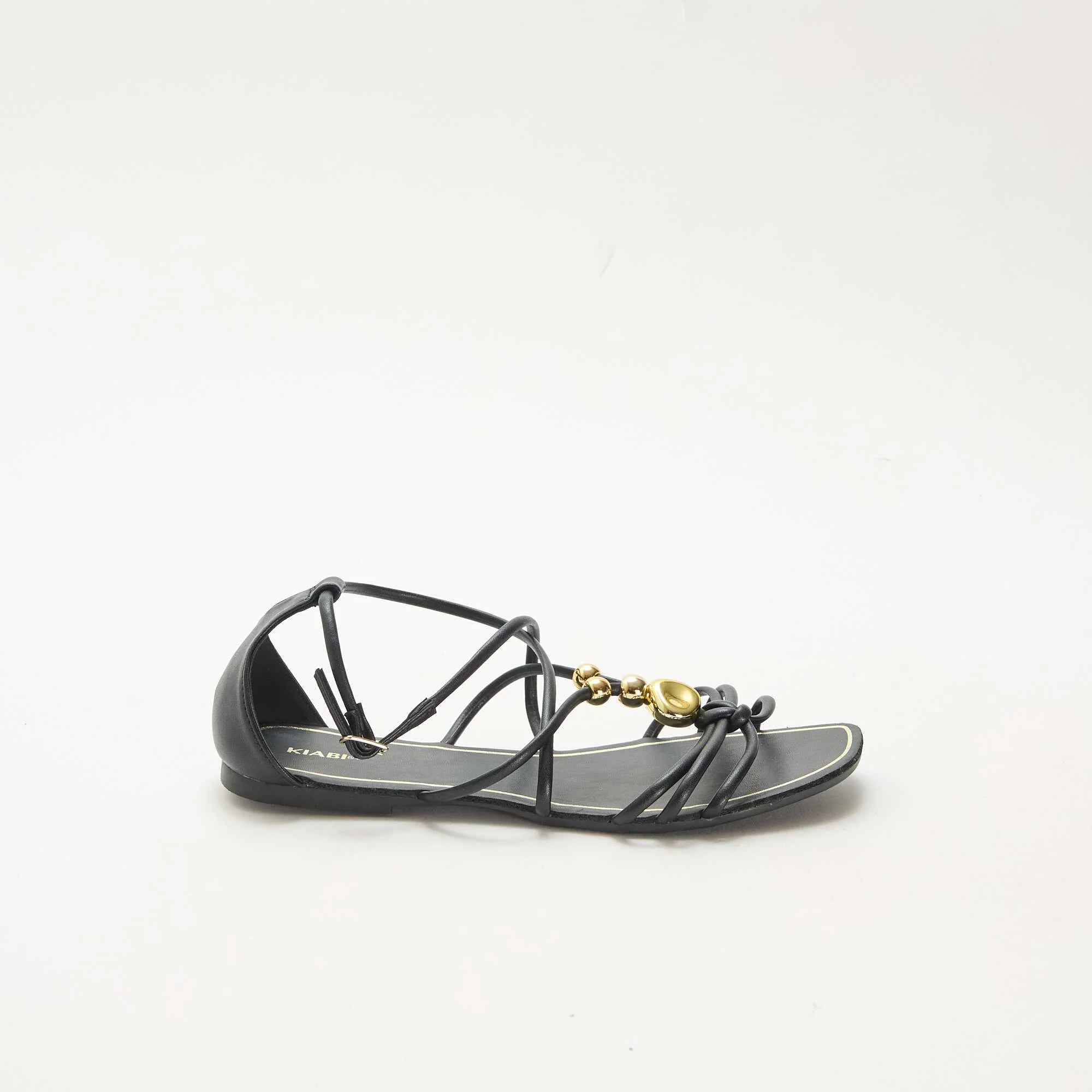 Sandals with Embellishments BLACK - Image 2