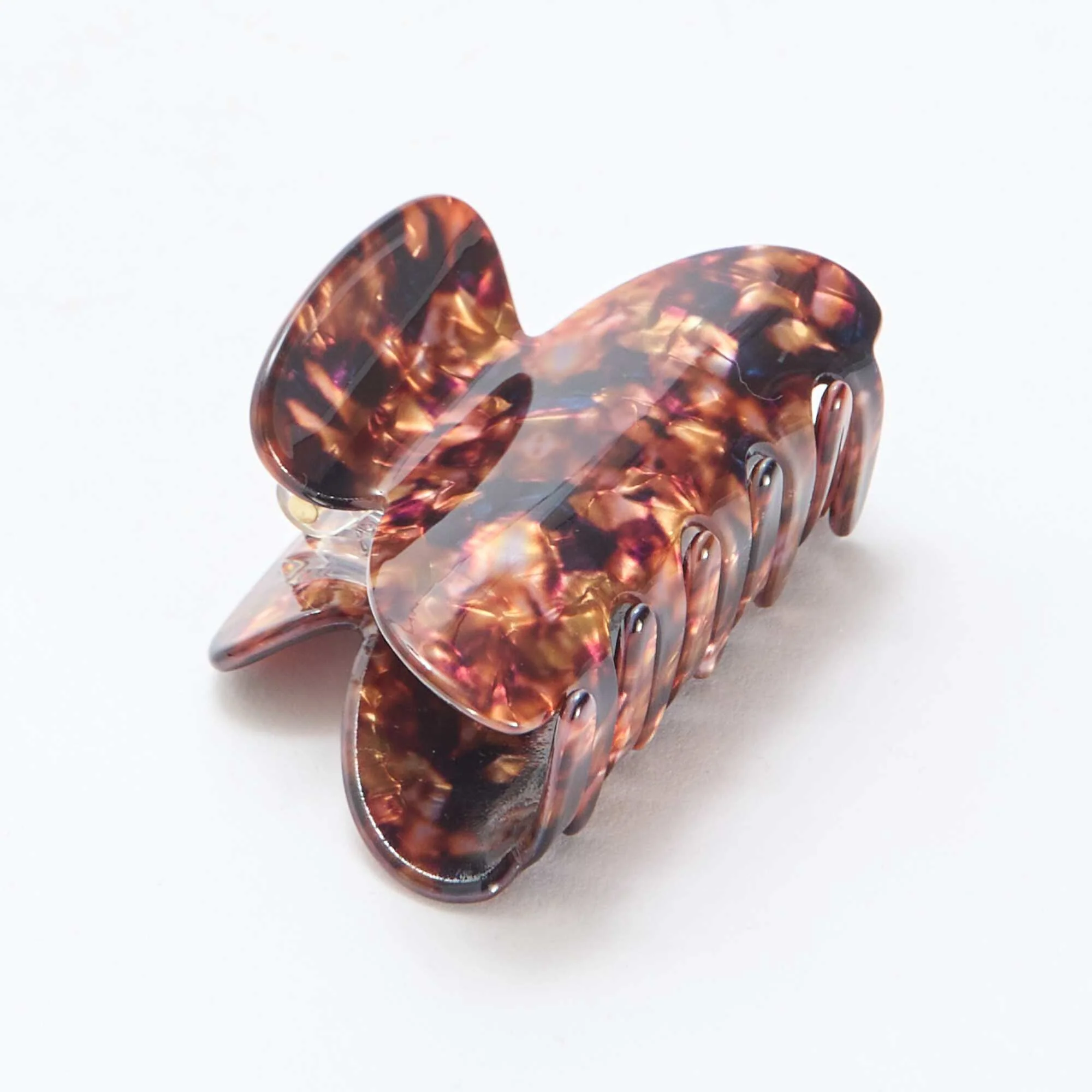 Set of 2 Large Hair Claws RED - Image 4