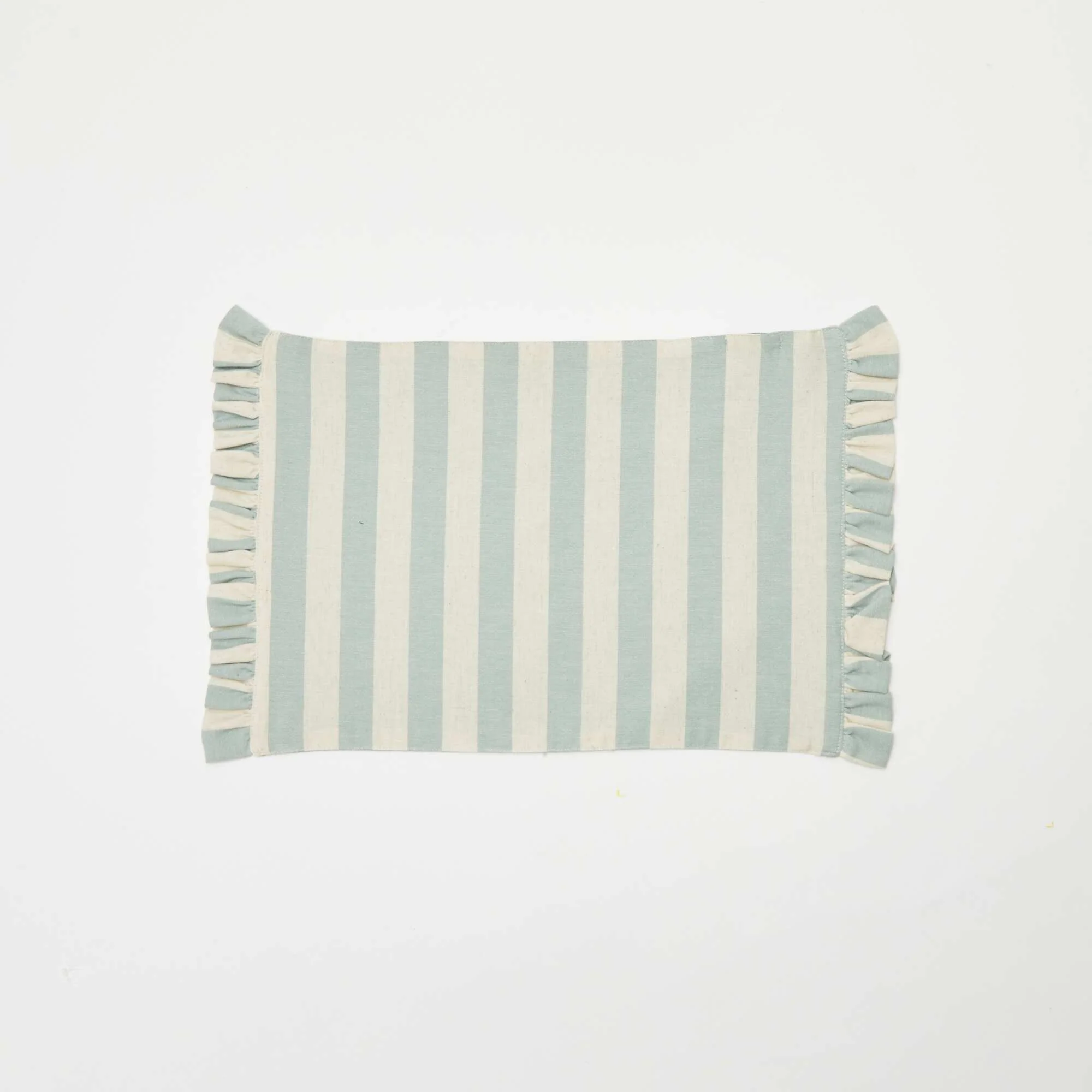 Set of 2 Placemats (32x45 cm) with Ruffles BLUE - Image 2