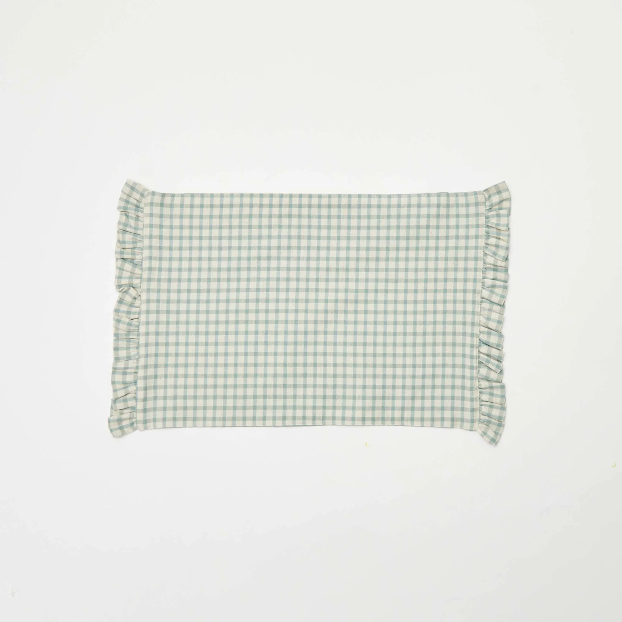 Set of 2 Placemats (32x45 cm) with Ruffles BLUE - Image 3