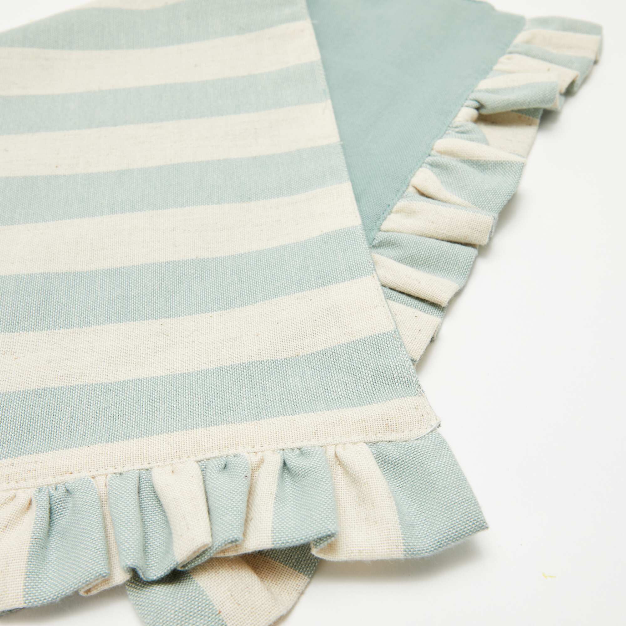Set of 2 Placemats (32x45 cm) with Ruffles BLUE - Image 4