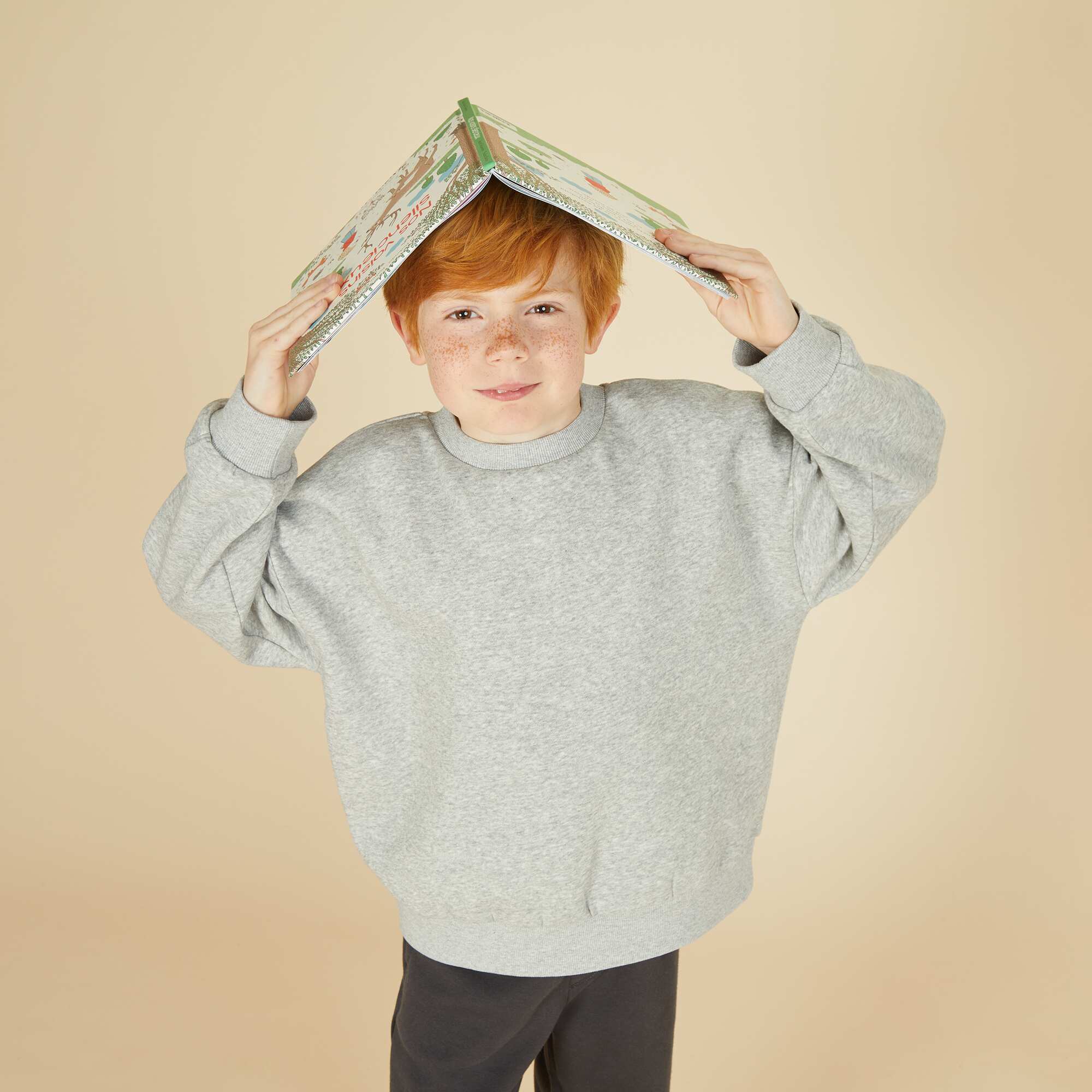 Set of 2 plain sweatshirts GREY - Image 2