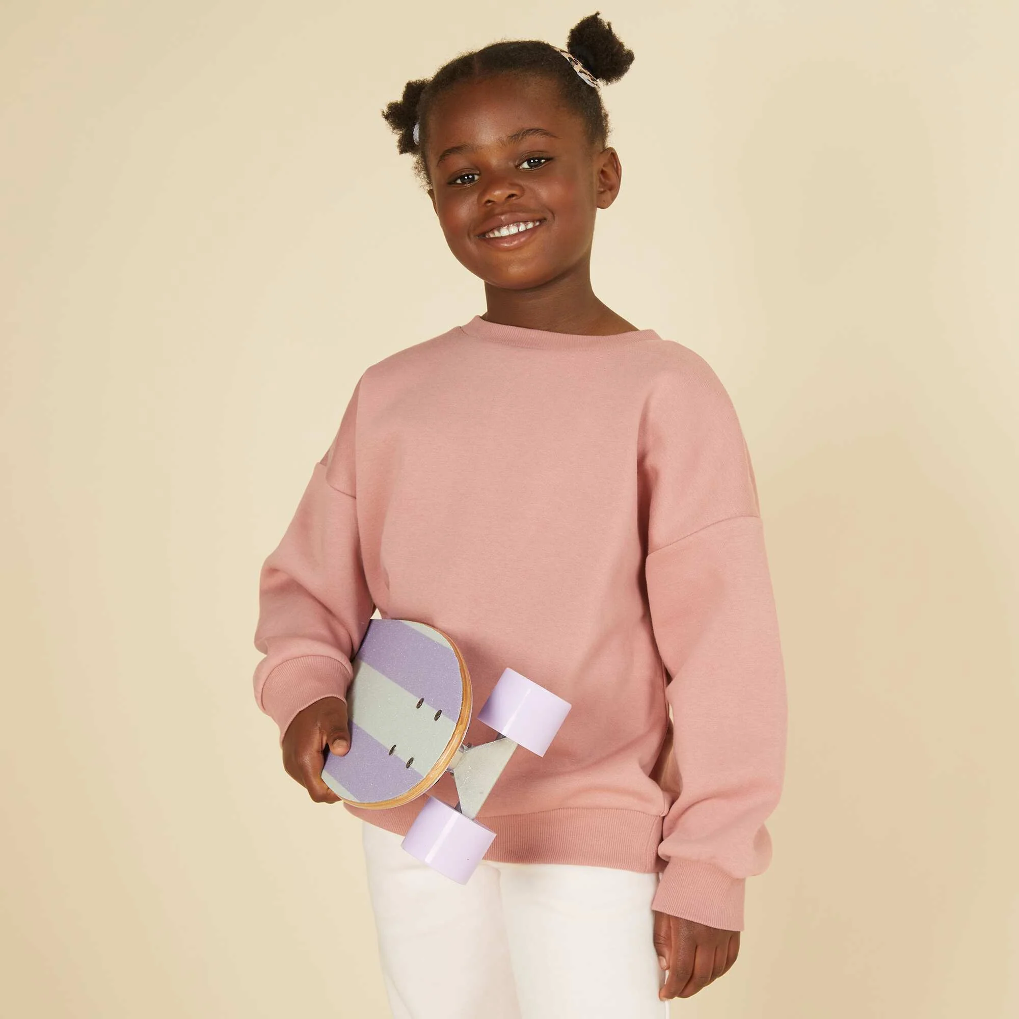 Set of 2 plain sweatshirts PINK - Image 2
