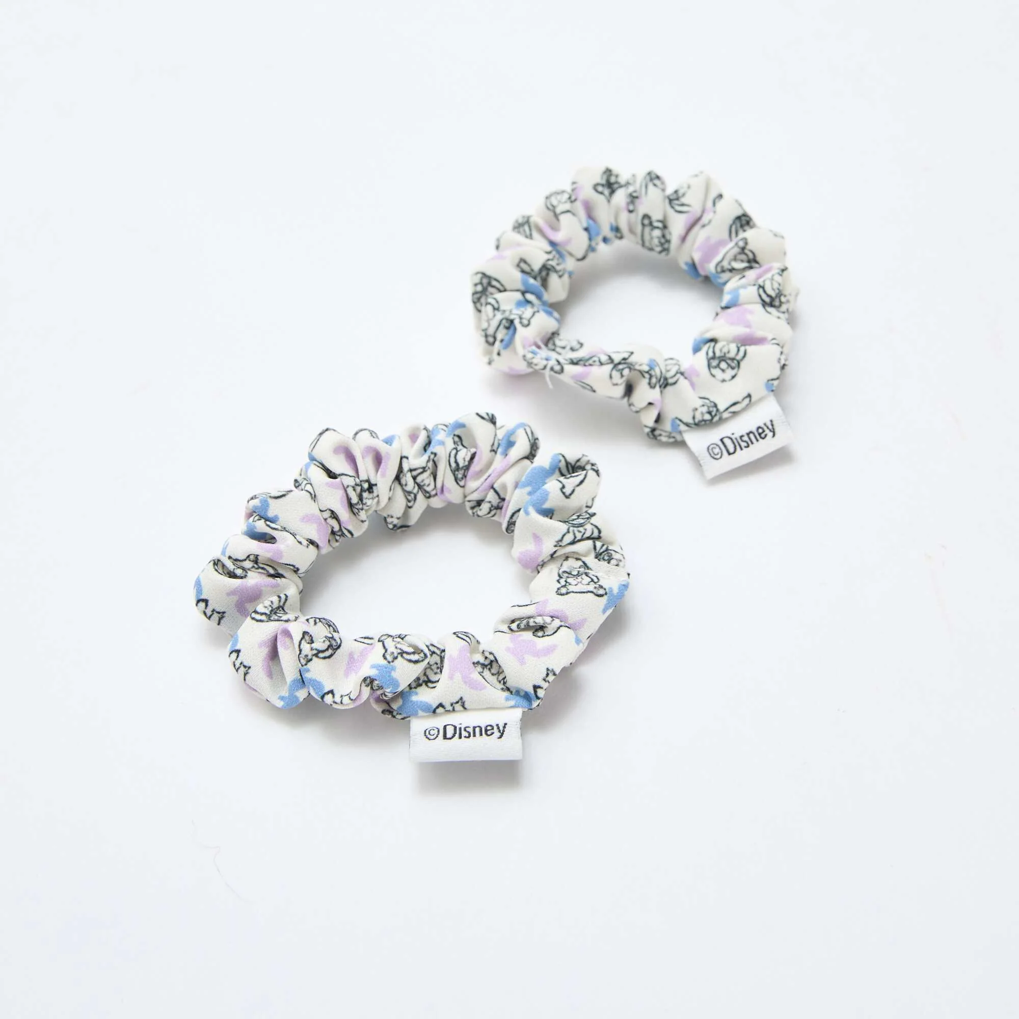 Set of 4 Hair Clips + 2 'Stitch' Hair Ties BLUE - Image 2