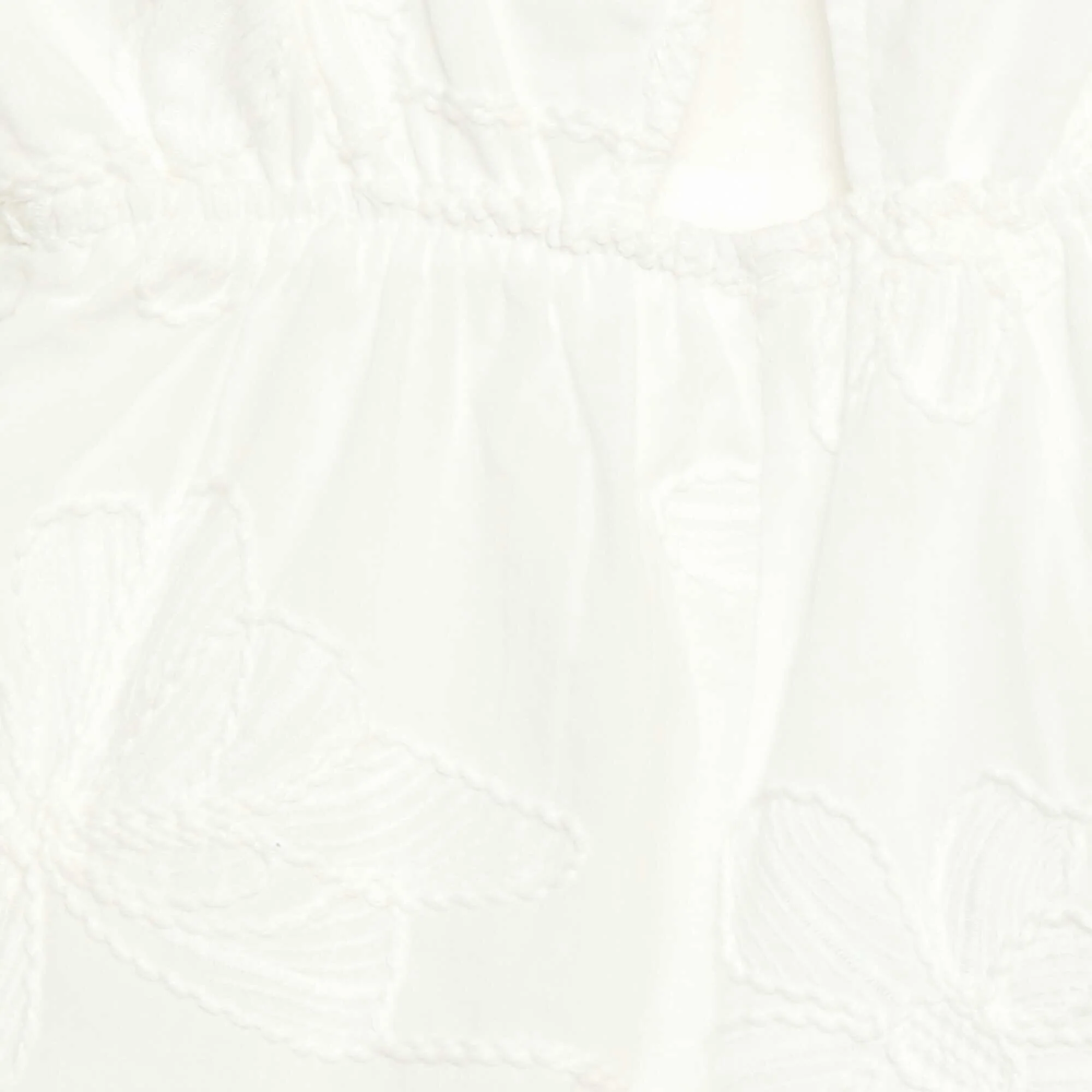 Short jumpsuit with large embroidered flowers WHITE - Image 5