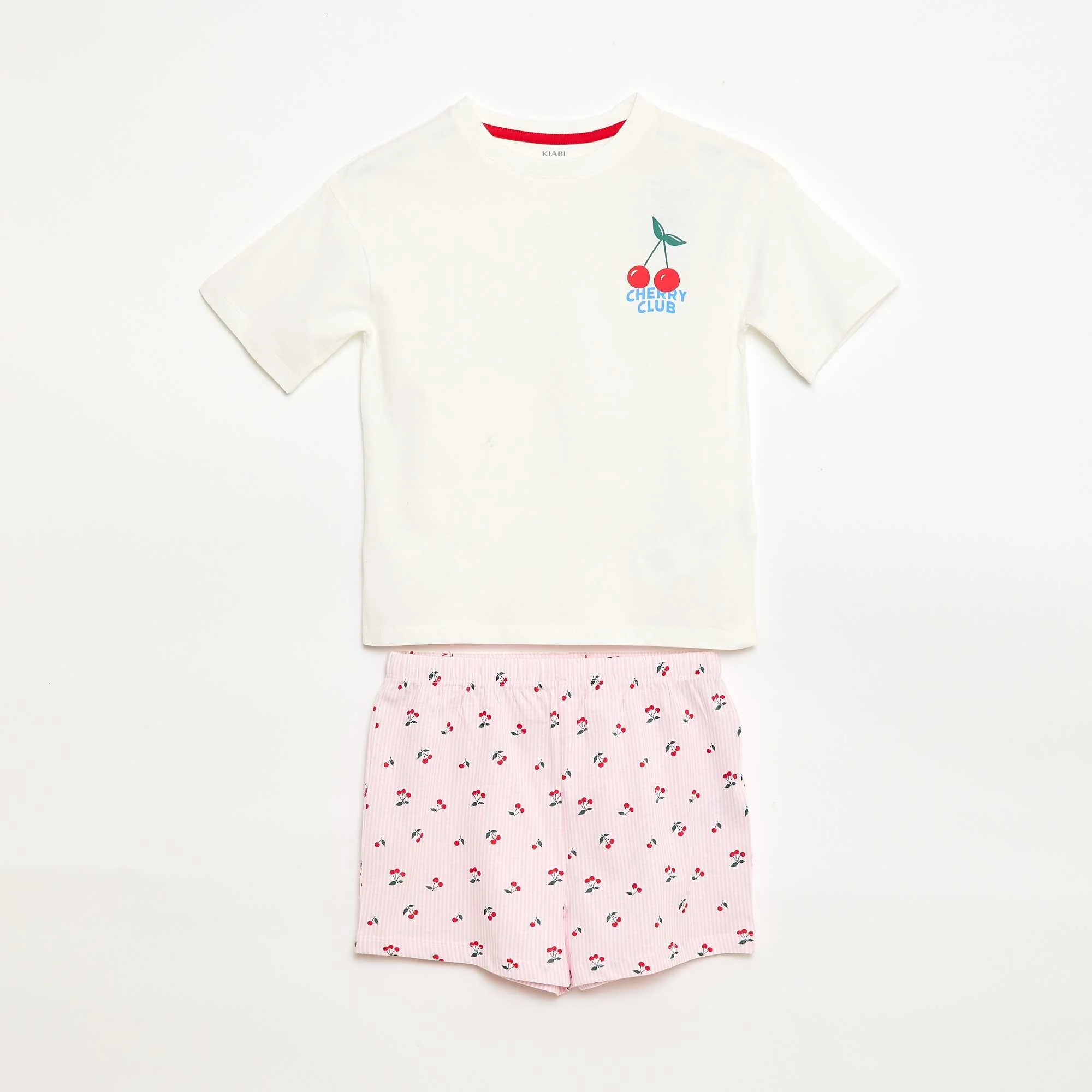 Short pajama set - 2 pieces WHITE