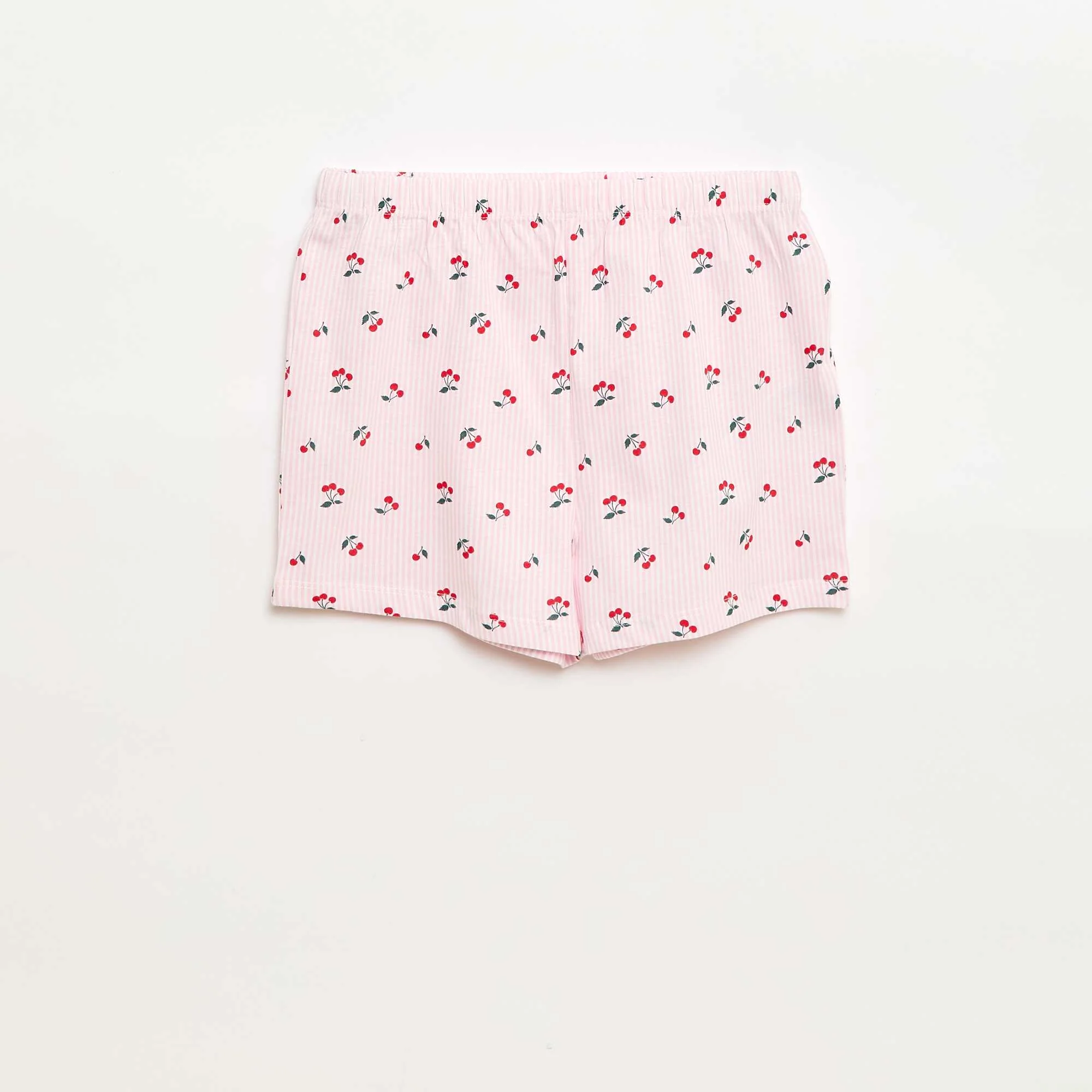 Short pajama set - 2 pieces WHITE - Image 3