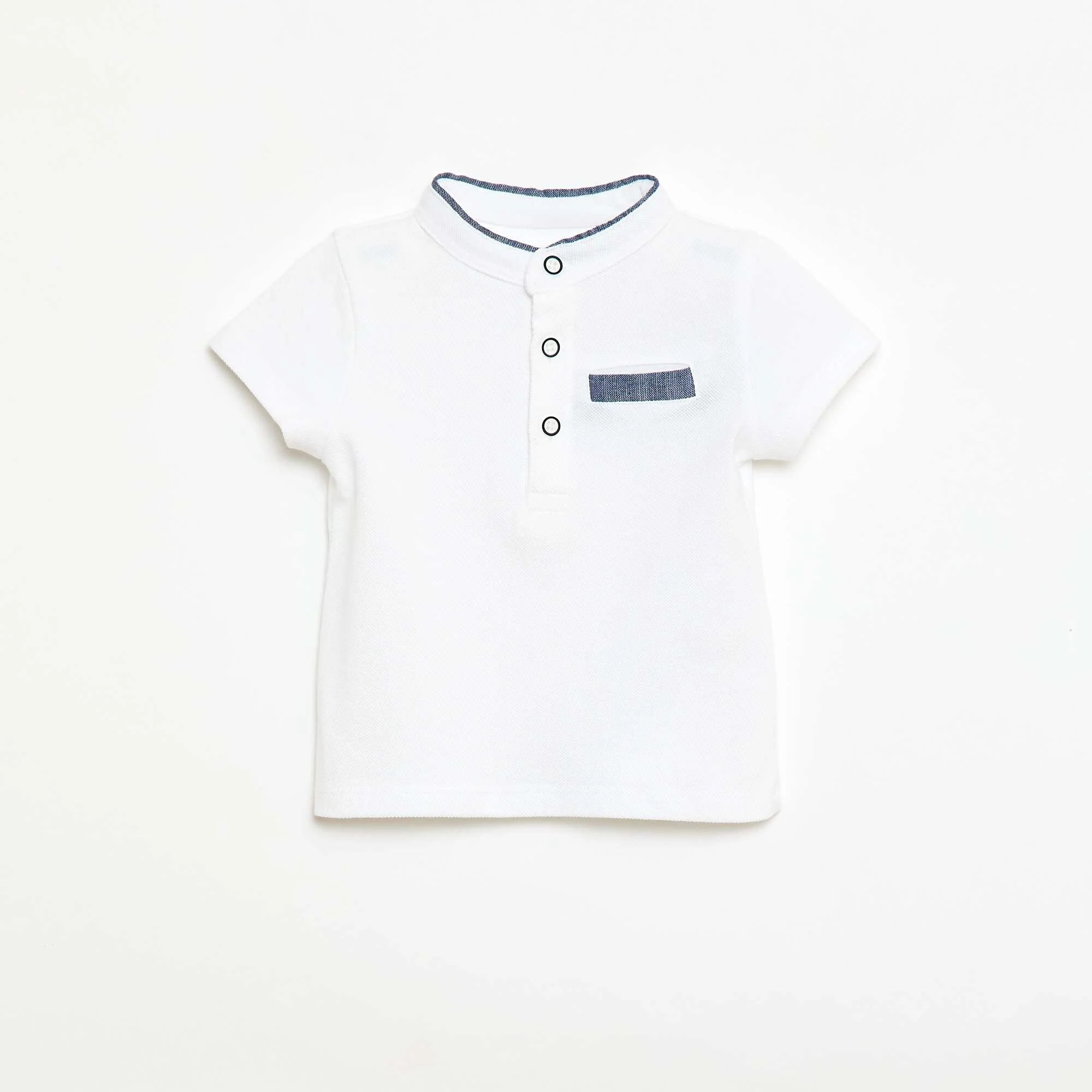 Short-Sleeve Polo Shirt WHITE