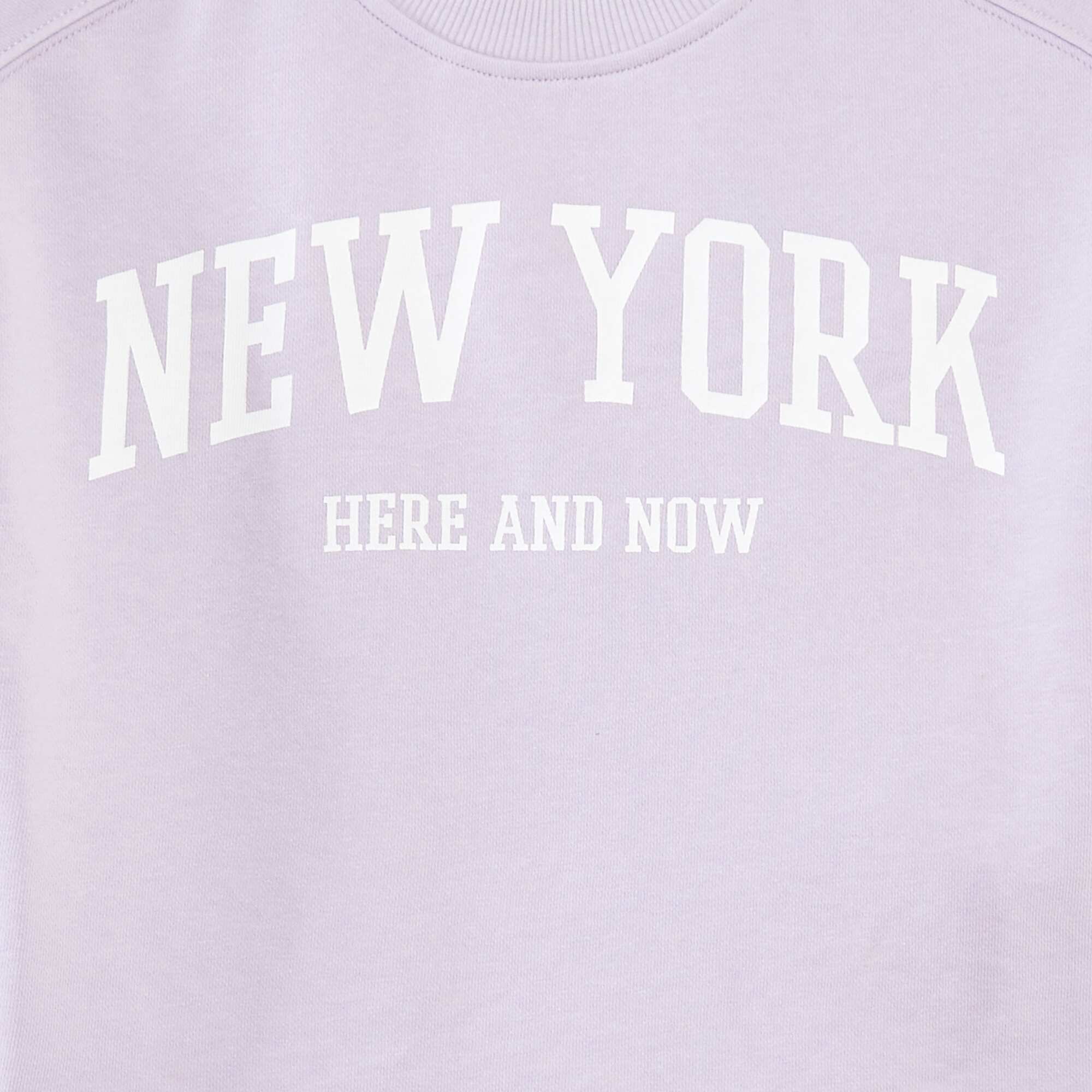 Short-sleeved cropped T-shirt PURPLE - Image 2