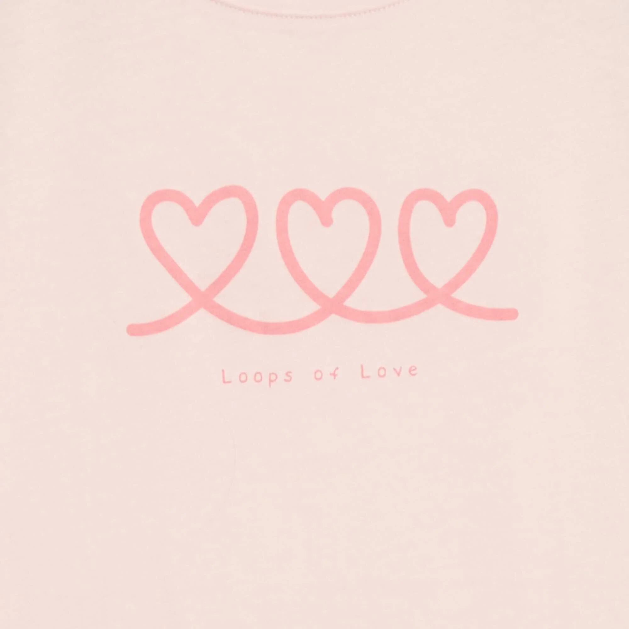 Short-Sleeved Printed Message T-Shirt PINK - Image 2