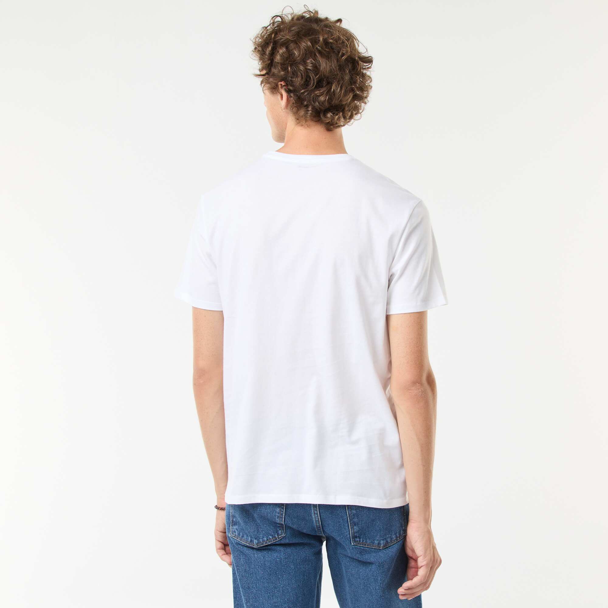 Short-sleeved printed T-shirt WHITE - Image 3