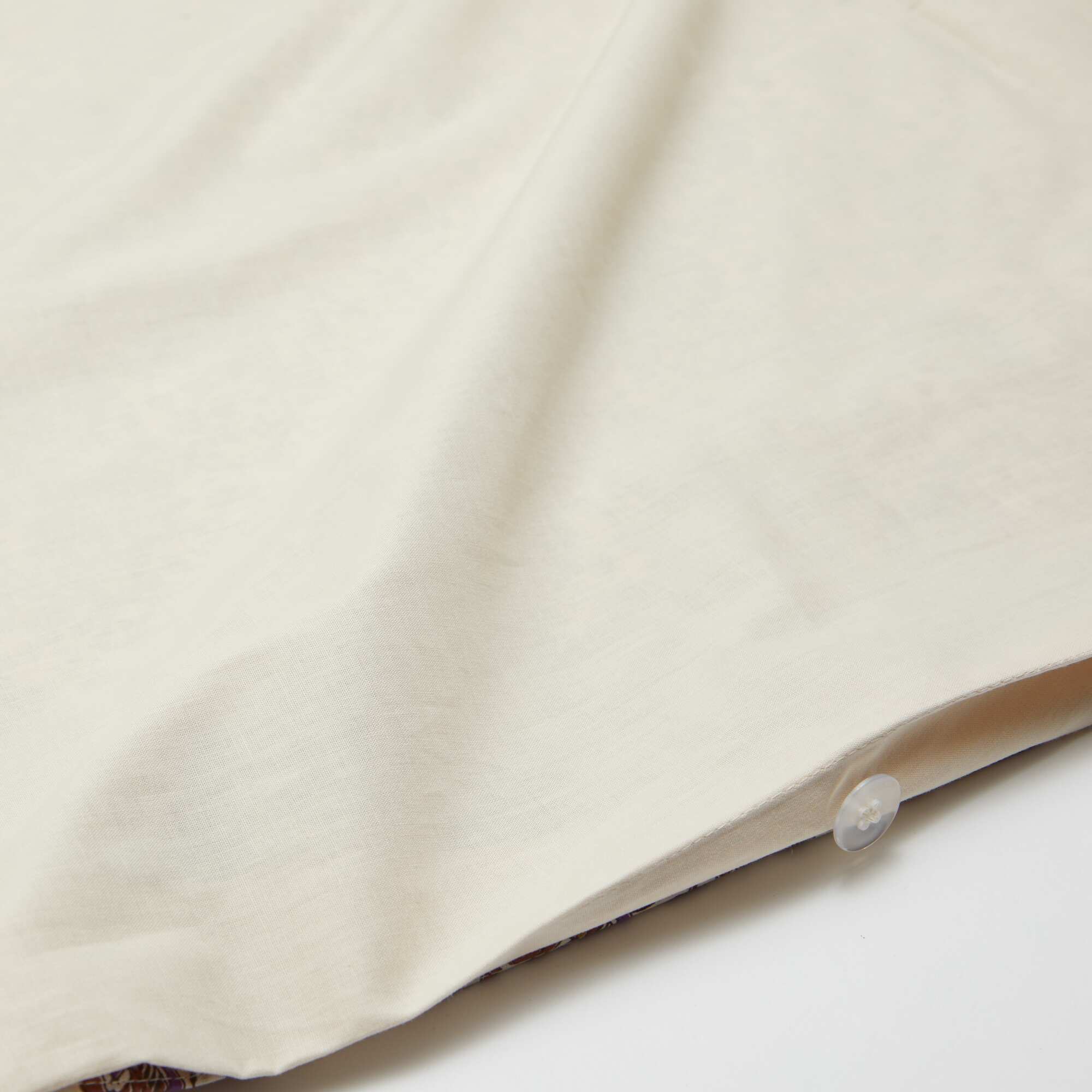 Single Bedding Set (140 x 200cm) in 57-Thread-Count Cotton - Kiabi Home BEIGE - Image 2