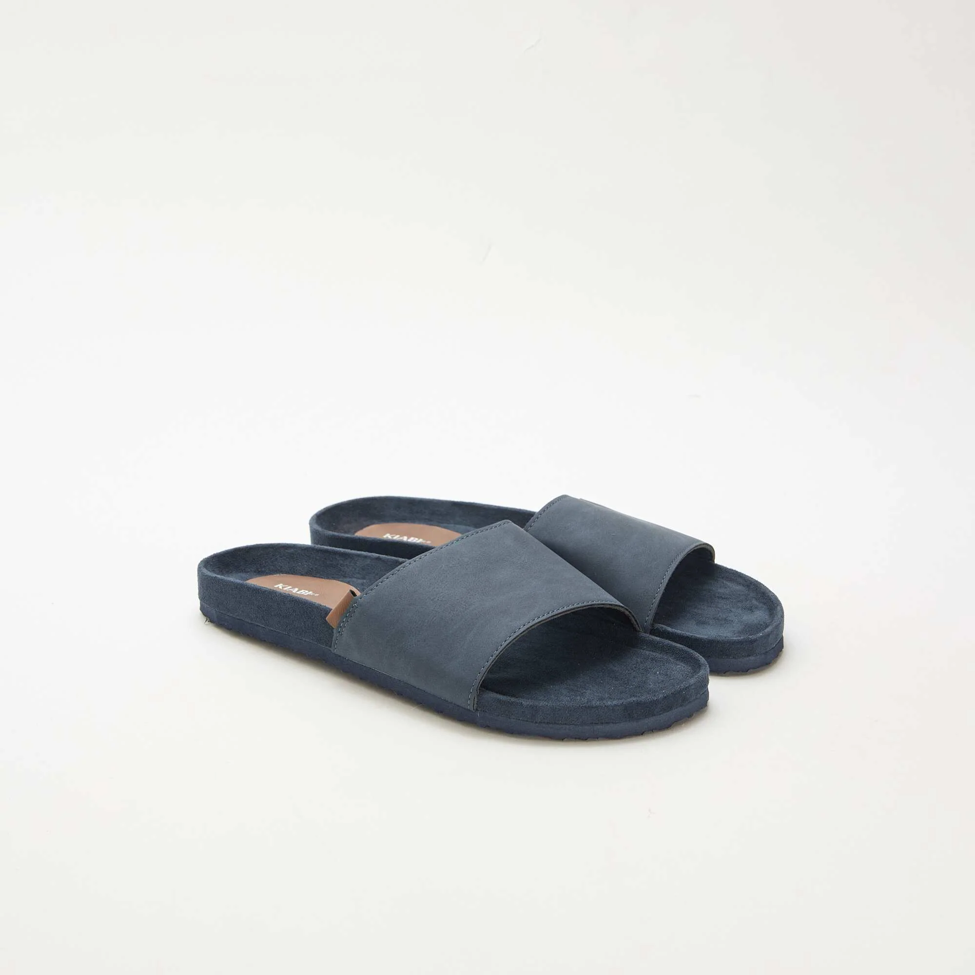 Single Strap Mules BLUE