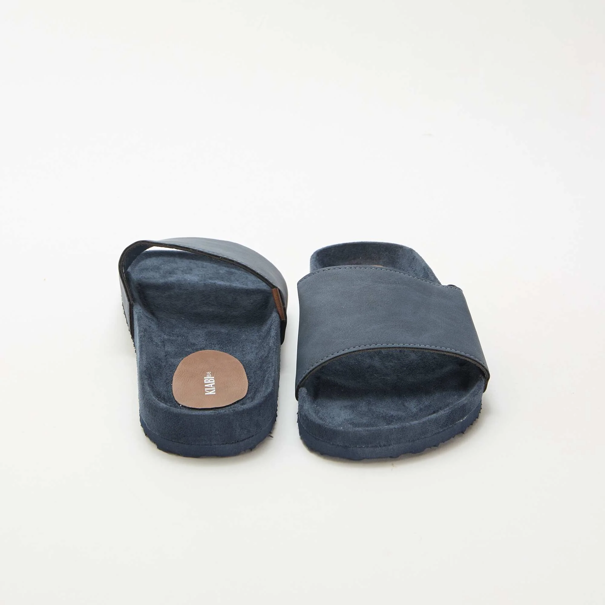 Single Strap Mules BLUE - Image 3