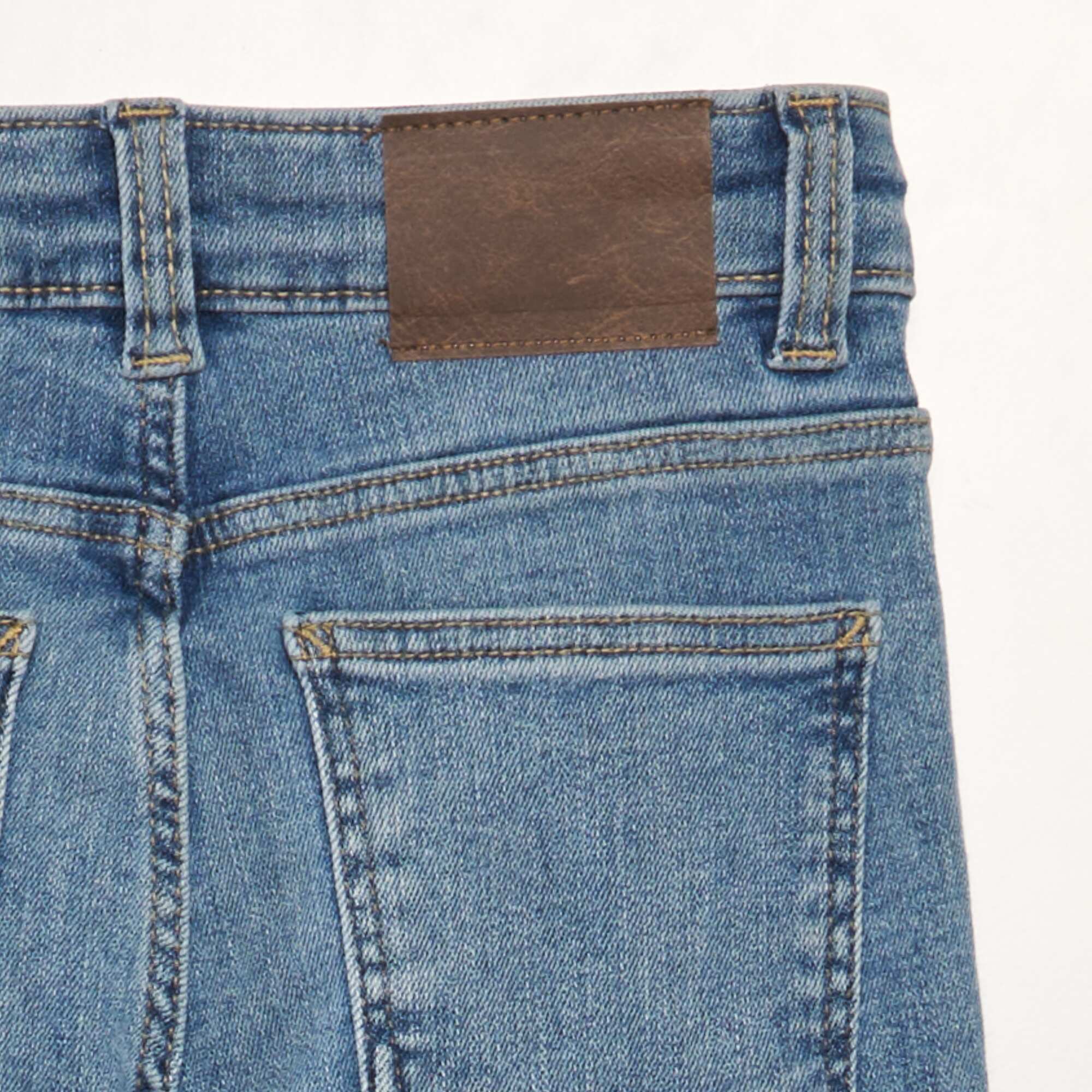 Skinny denim trousers. BLUE - Image 4
