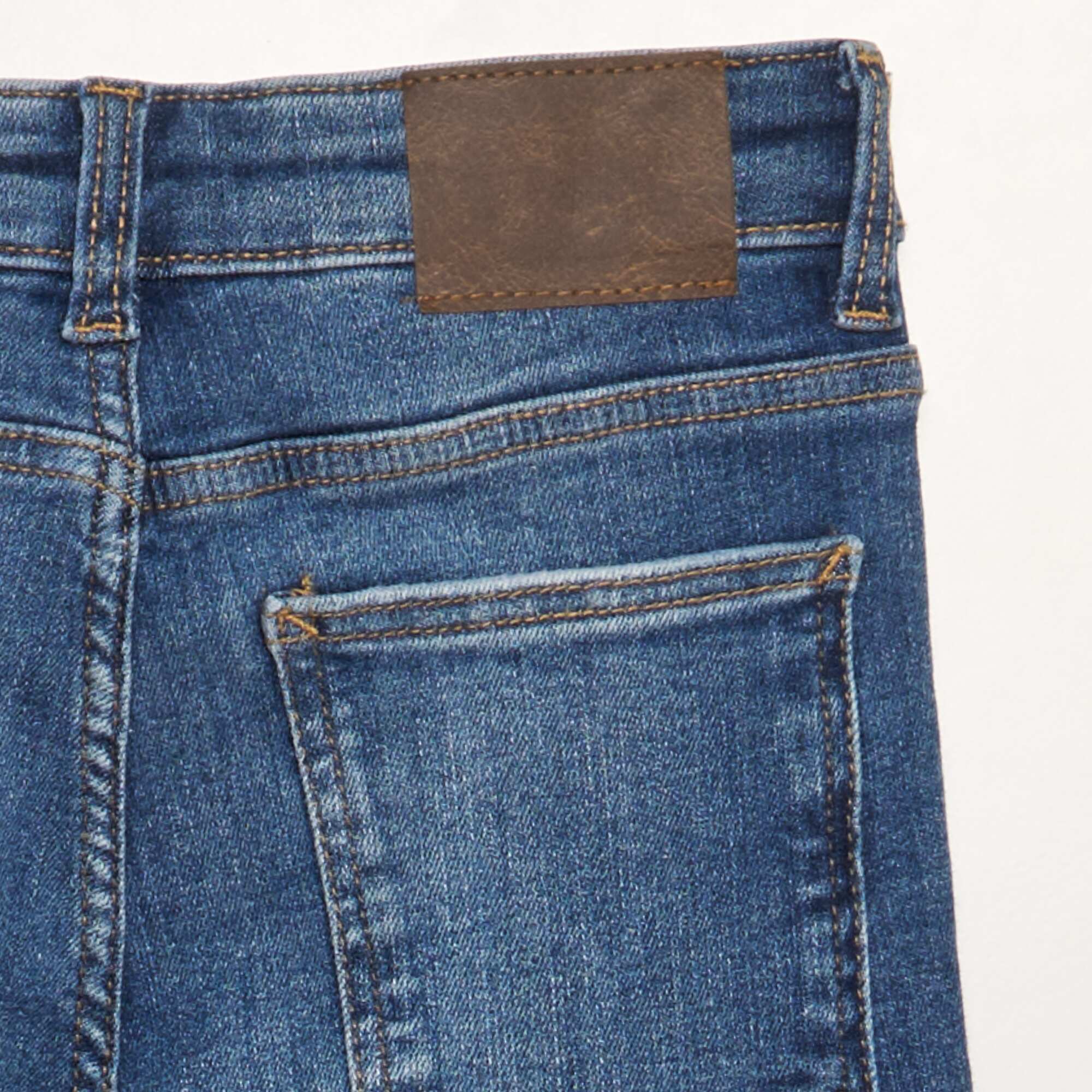 Skinny denim trousers. BLUE - Image 4