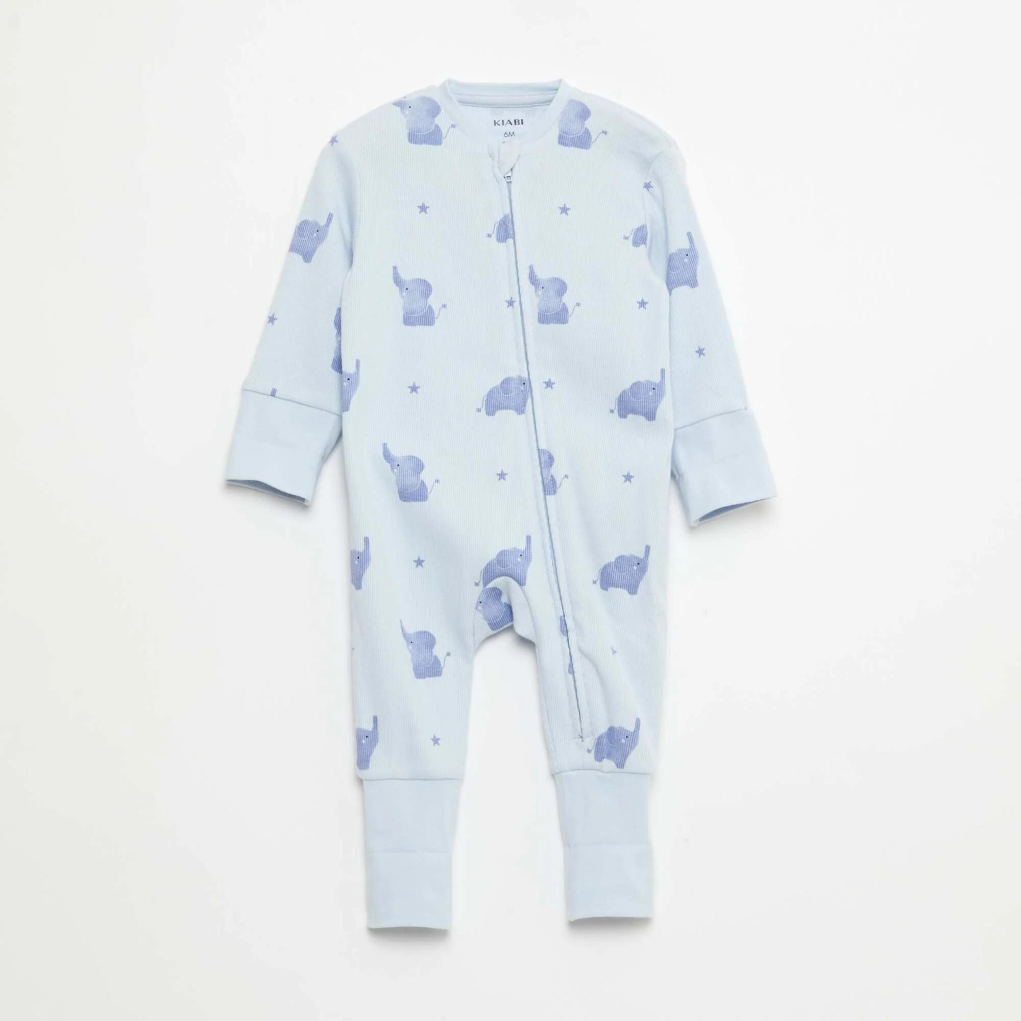 Sleepsuit  bib and bodysuit set - 3-piece set BLUE - Image 3