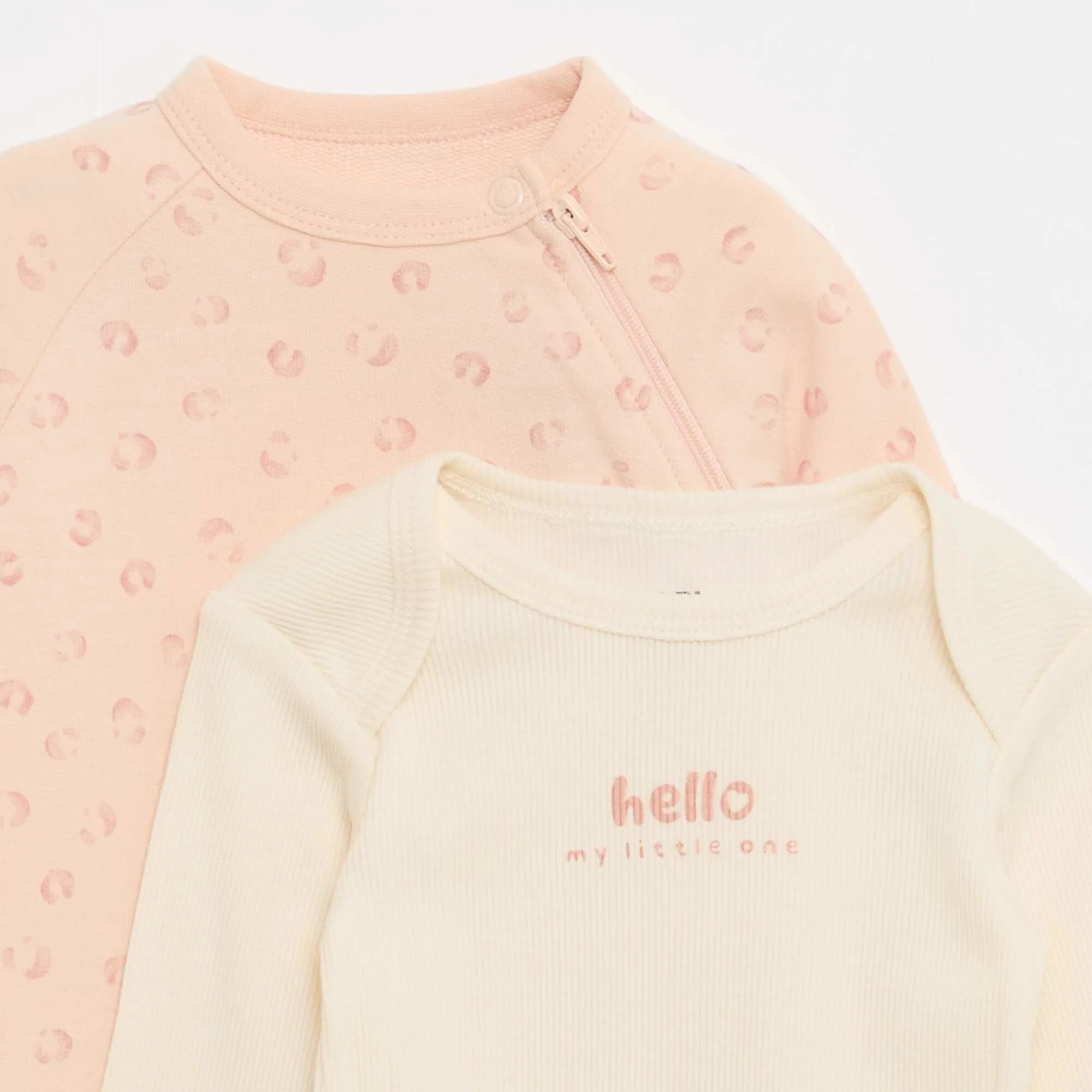 Sleepsuit & Bodysuit Set PINK - Image 3