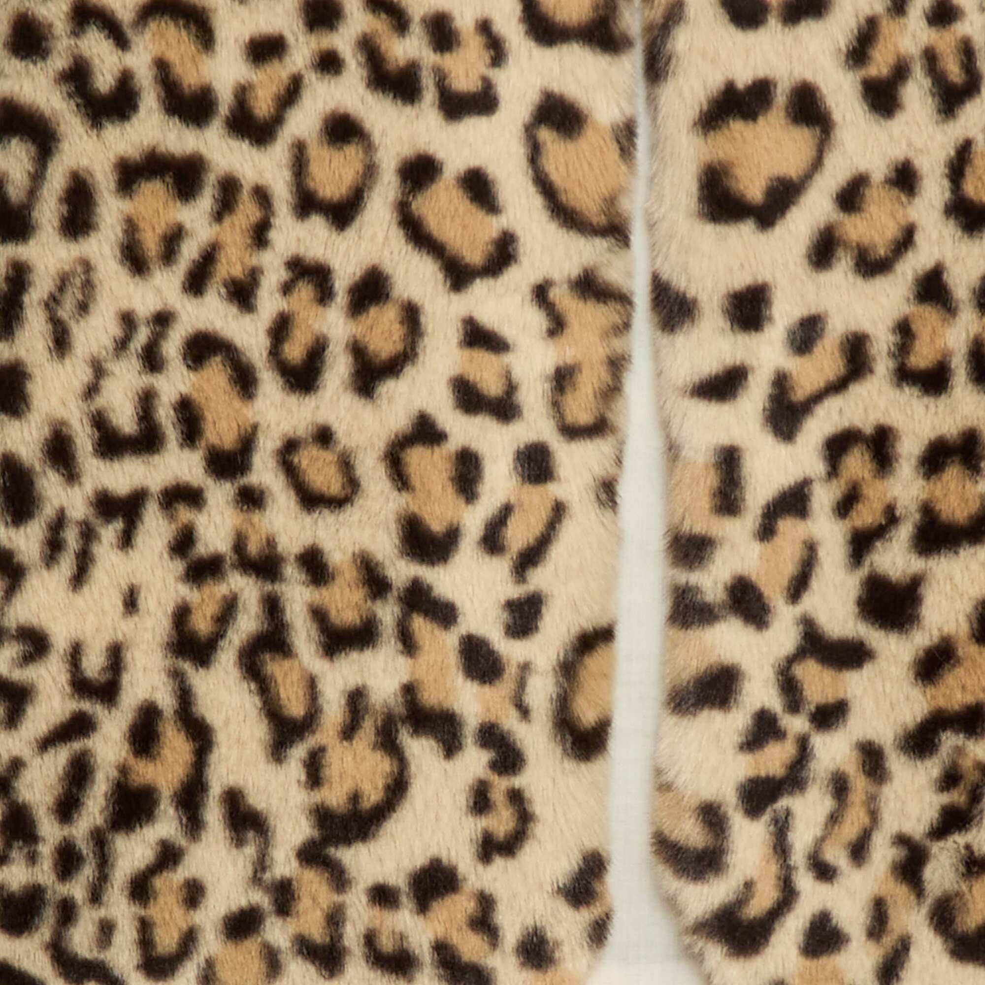 Sleeveless Faux Fur Vest BEIGE - Image 3