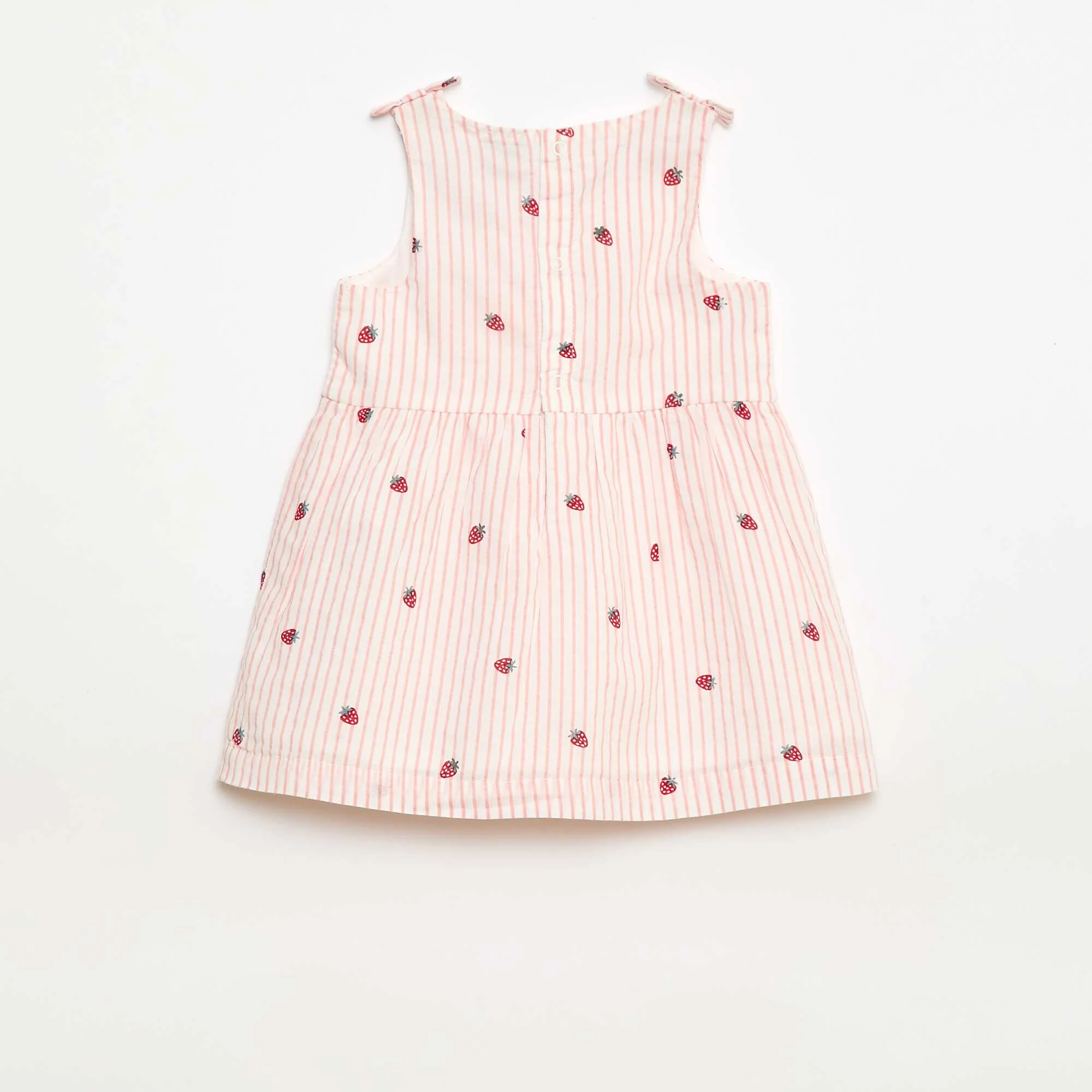 Sleeveless flared dress PINK - Image 3