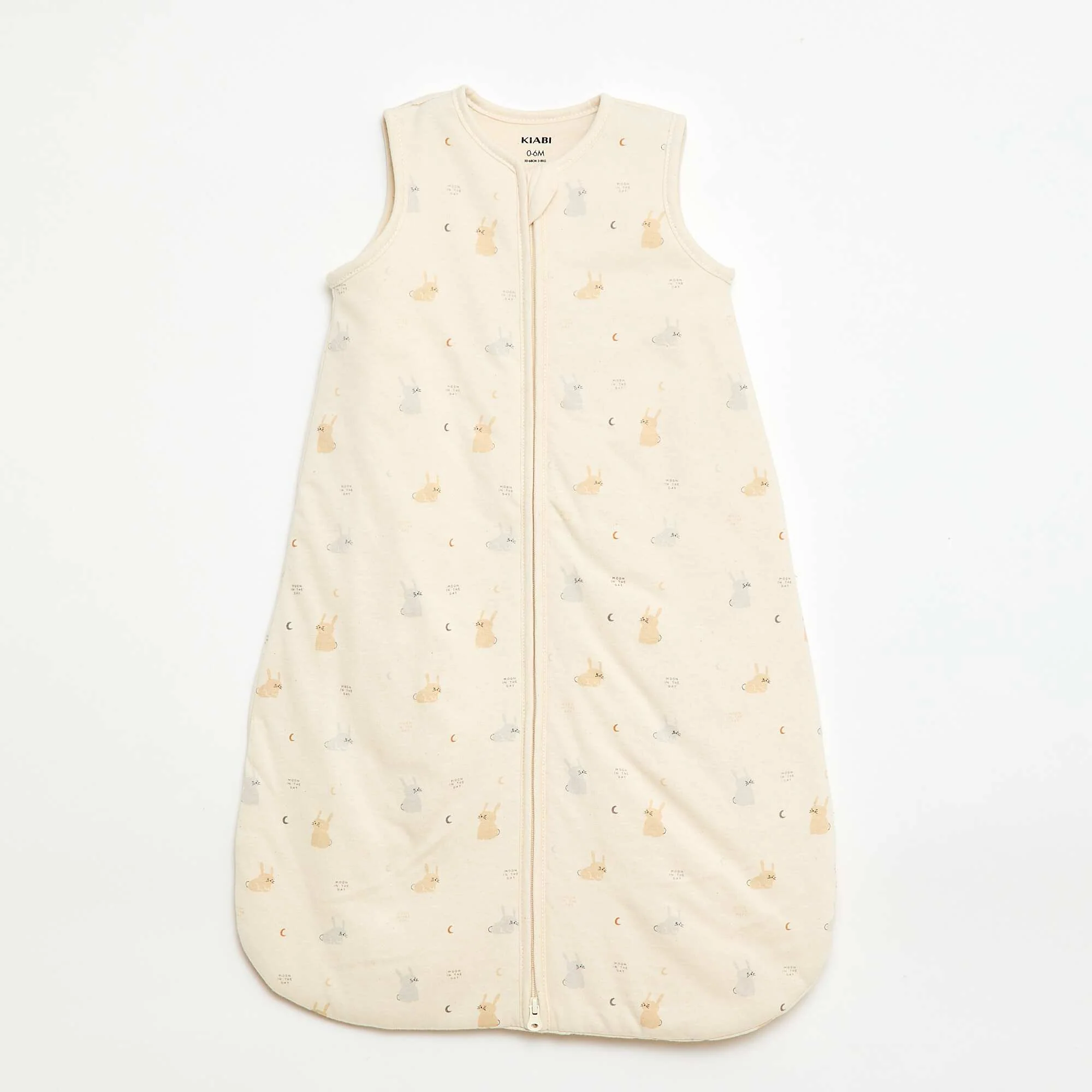 Sleeveless Padded Sleeping Bag TOG 2 BEIGE