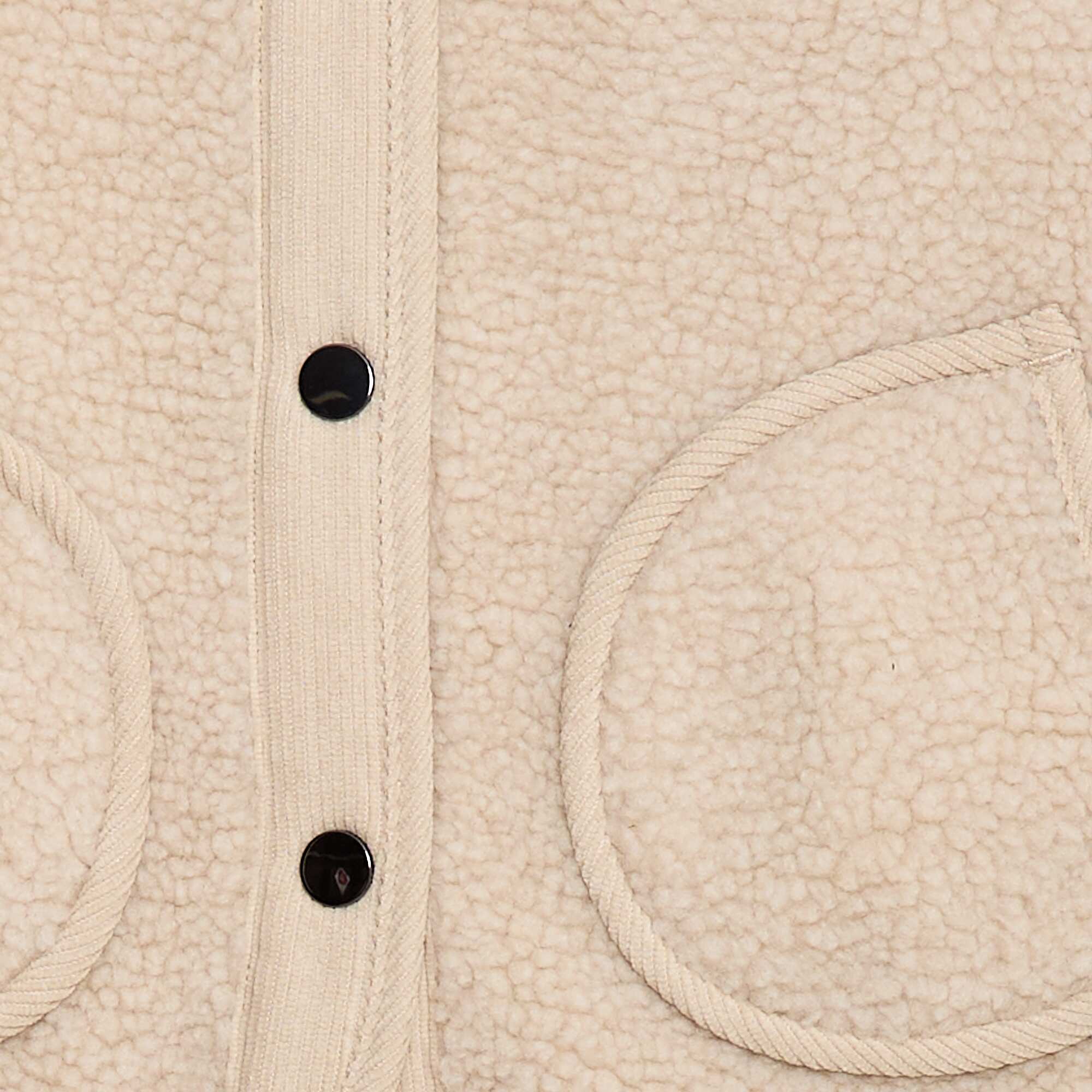 Sleeveless Shearling Effect Vest BEIGE - Image 3