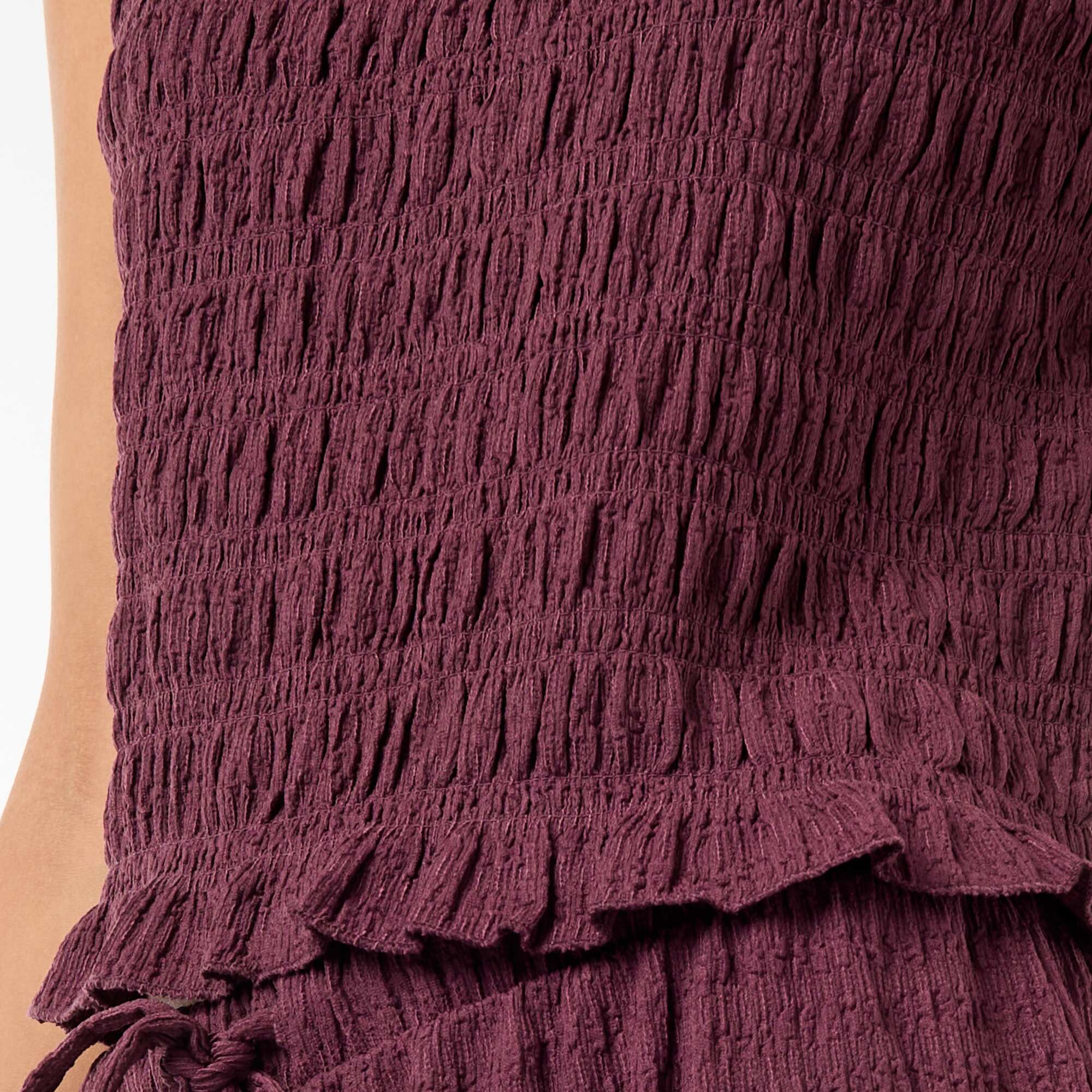 Sleeveless Smocked Top PURPLE - Image 6