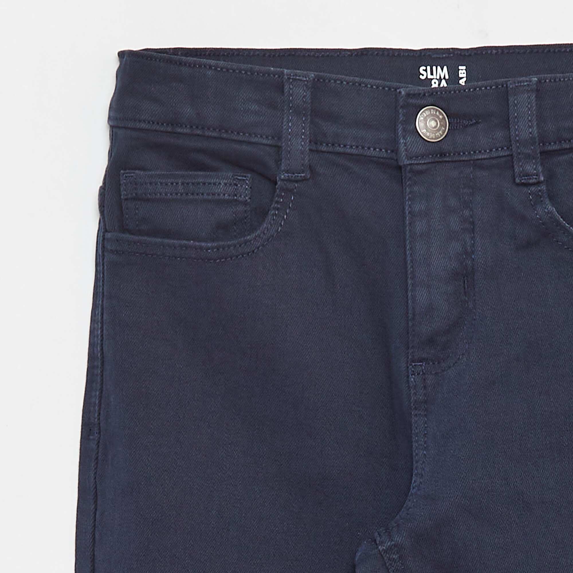 Slim-fit 5-pocket jeans BLUE - Image 3