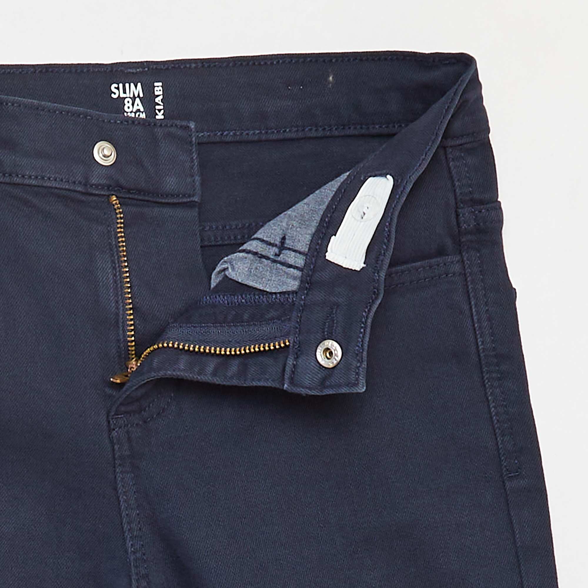 Slim-fit 5-pocket jeans BLUE - Image 4