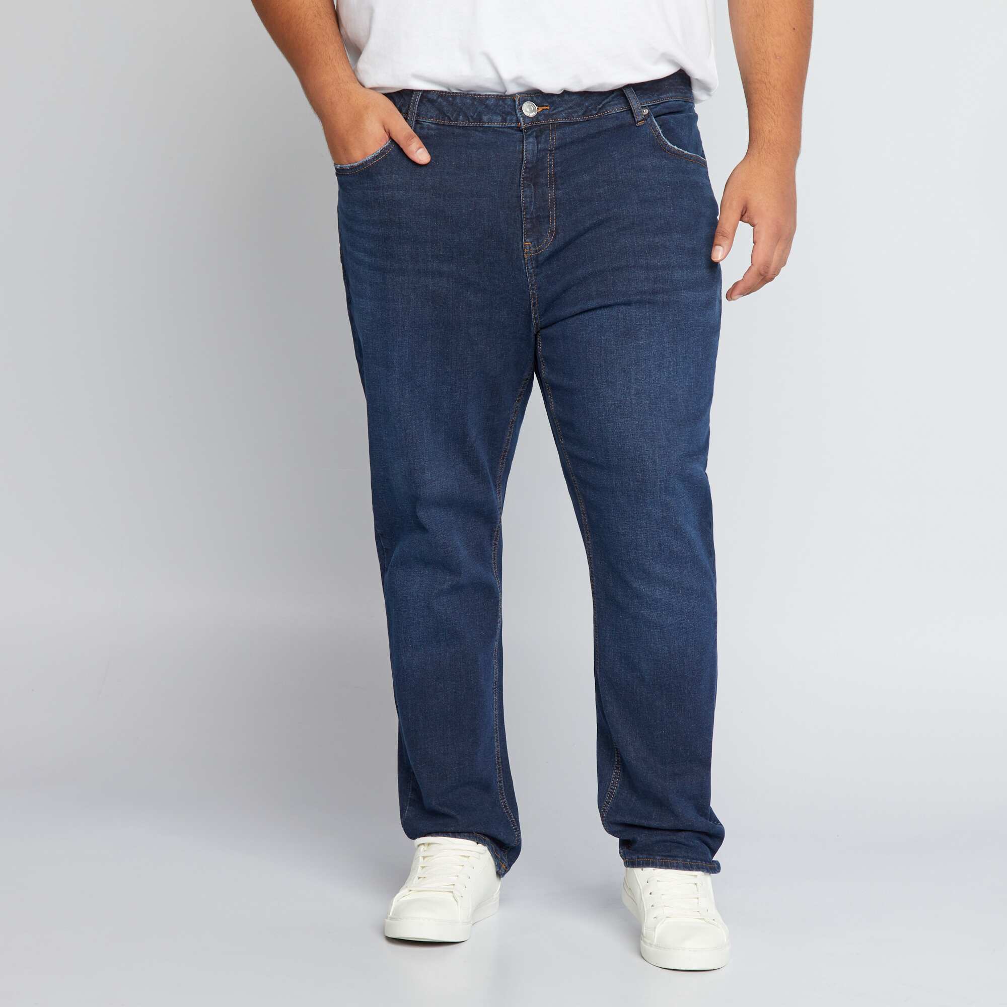Slim-fit 5-pocket jeans - L32 BLUE - Image 3