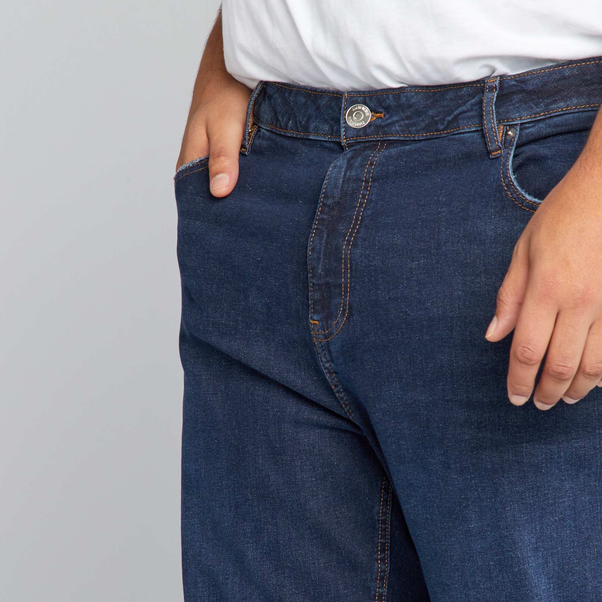 Slim-fit 5-pocket jeans - L32 BLUE - Image 6