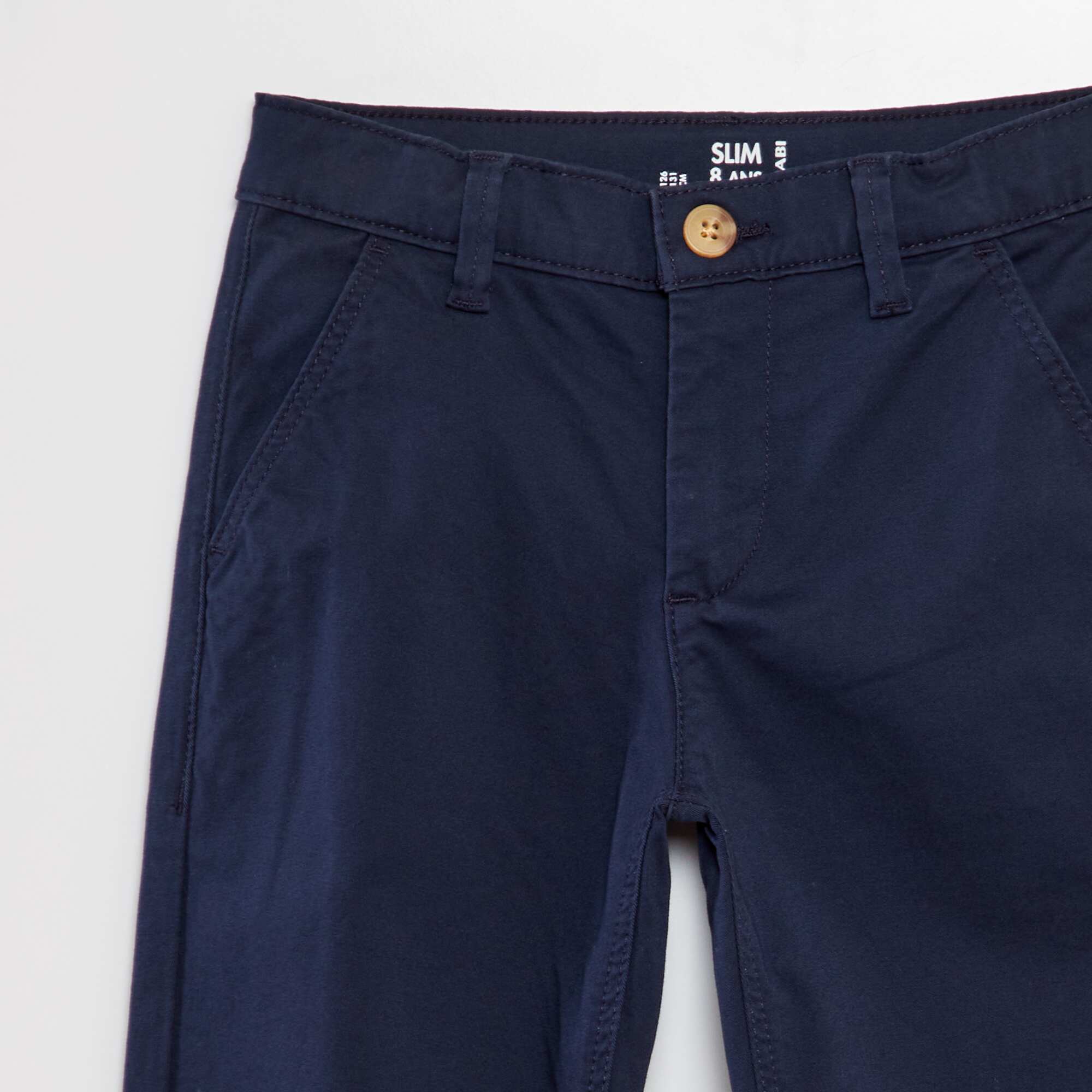 Slim-fit chinos blue - Image 3