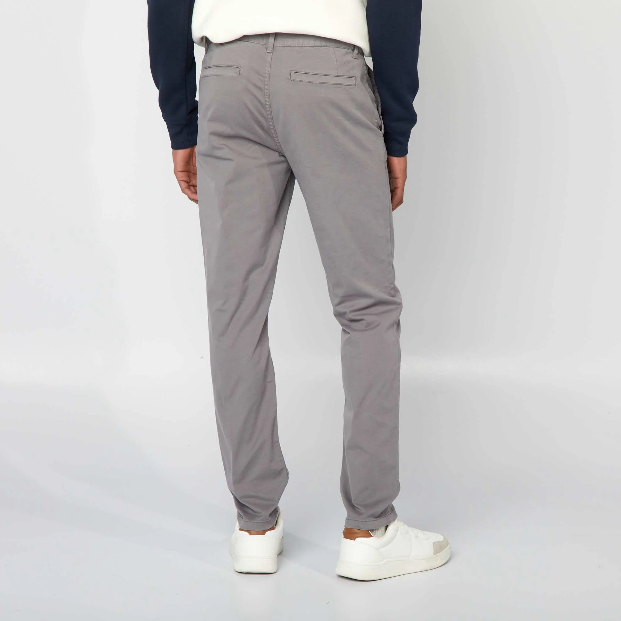 Slim-fit chinos GREY - Image 3