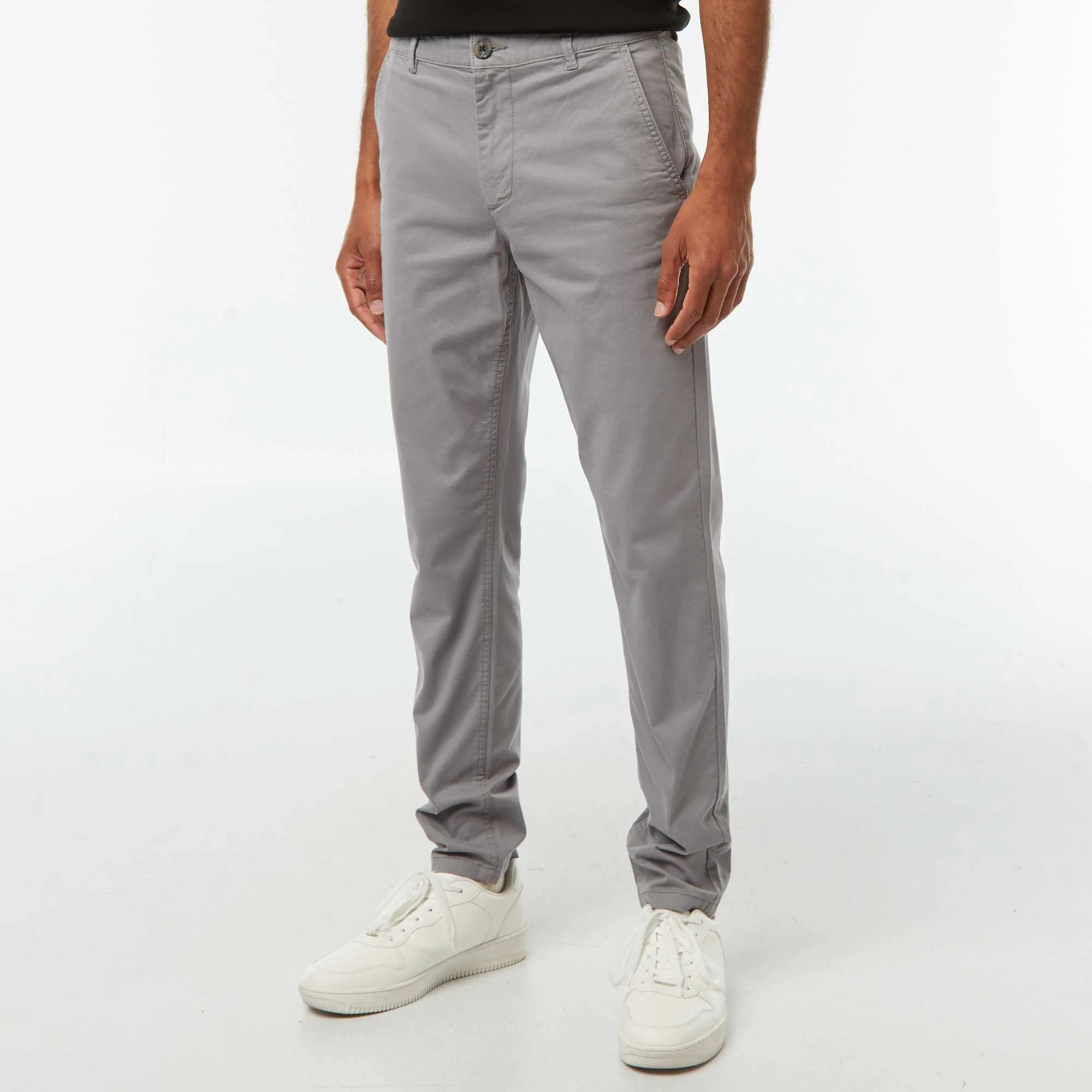 Slim-fit chinos GREY - Image 4